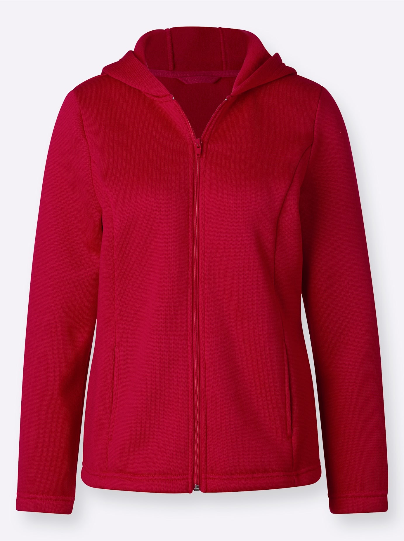 Classic Basics Strickfleecejacke, mit Kapuze