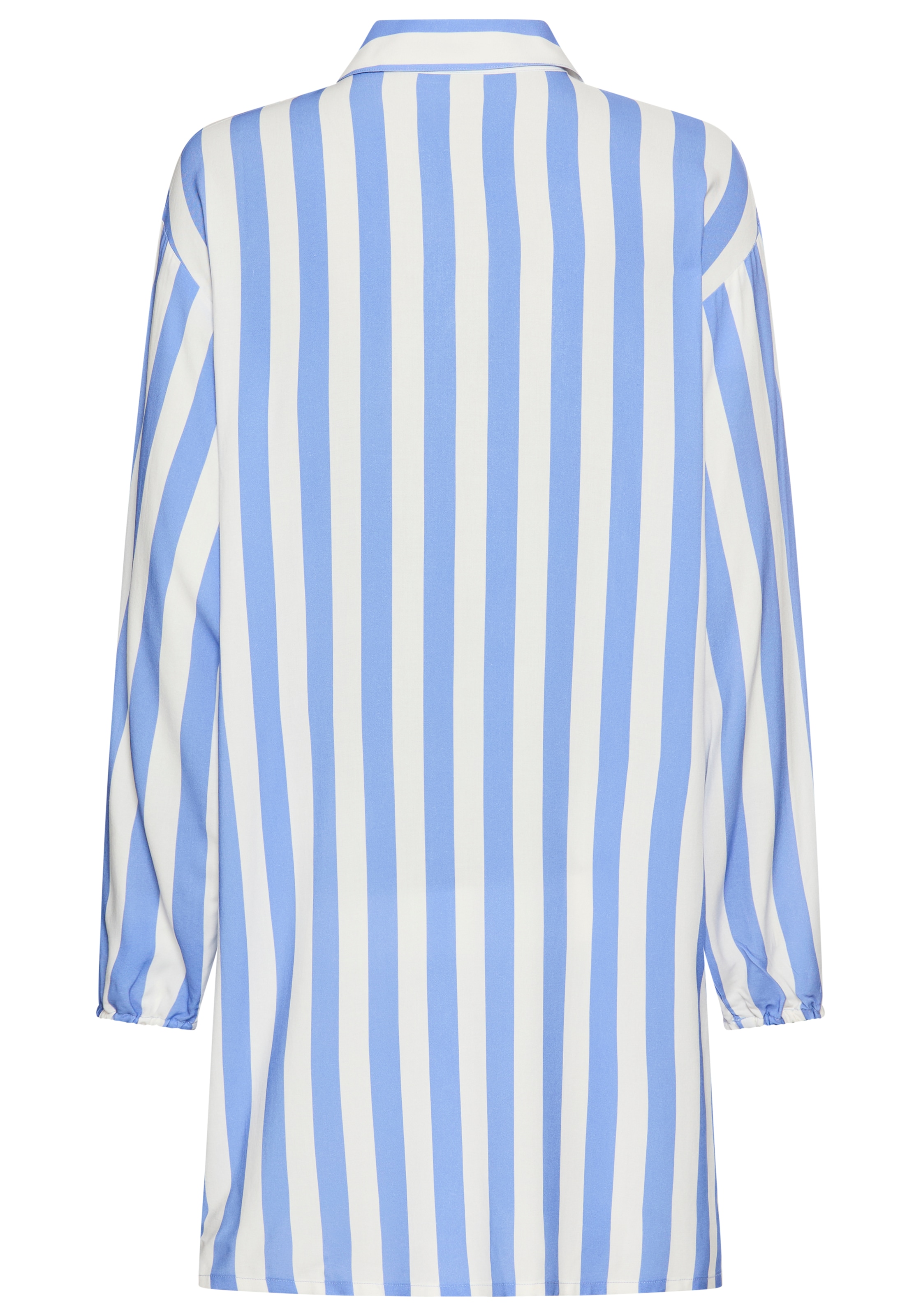 s.Oliver Nachthemd 1-teilig,  aufgesetzte Tasche mit breiten Streifen