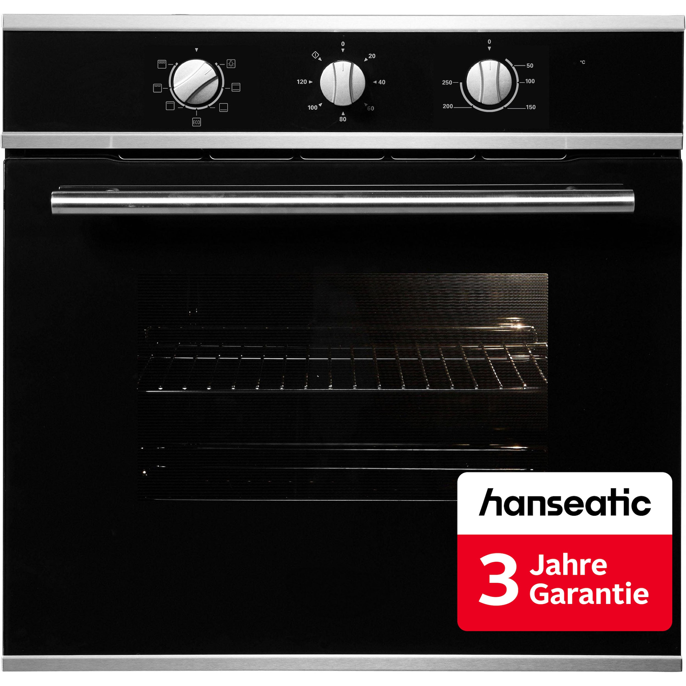Hanseatic Backofen "65M40M1-E1131A" inkl. 3 Jahre Herstellergarantie