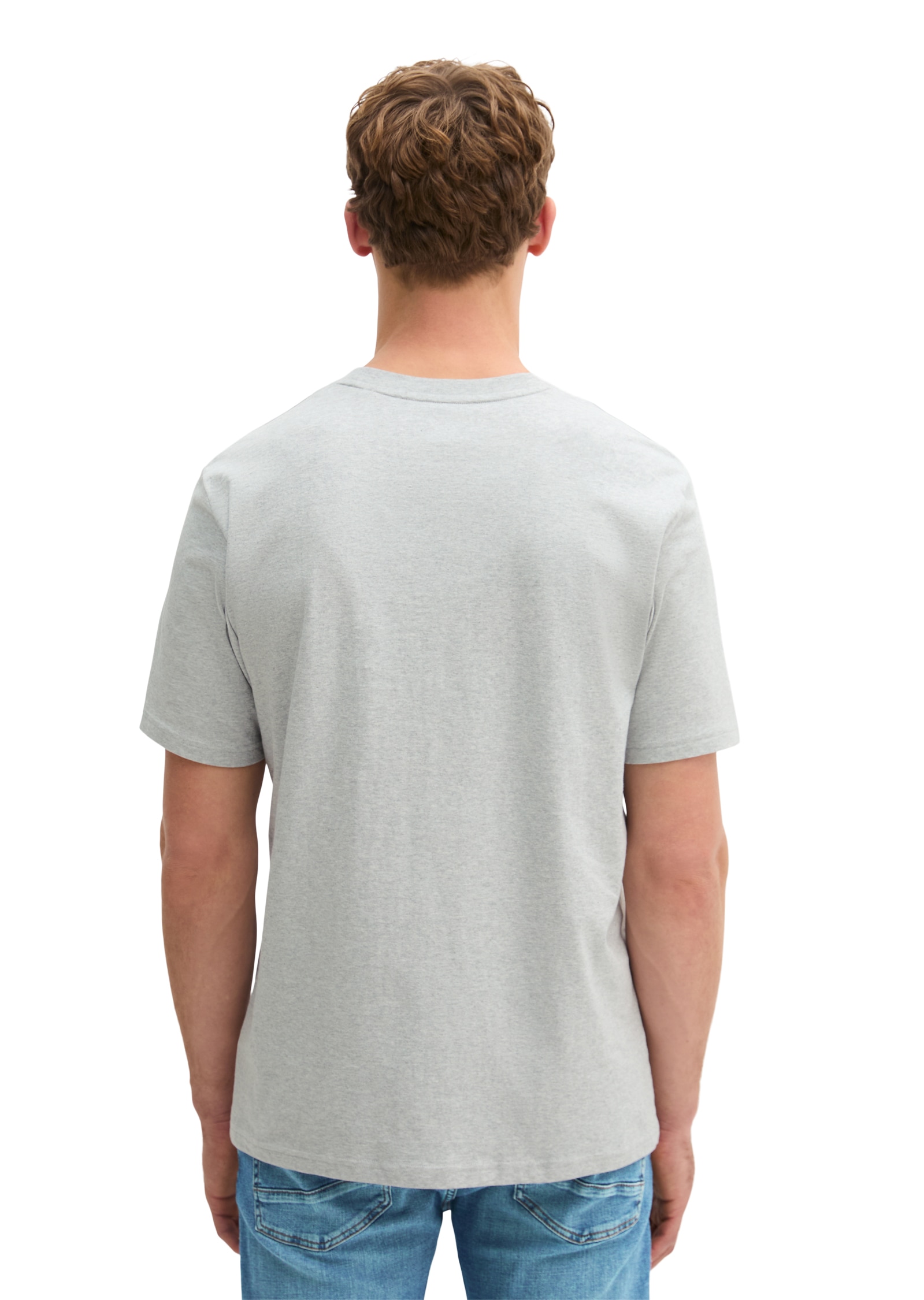 Marc O'Polo T-Shirt Logo-T-Shirt aus Bio-Baumwolle