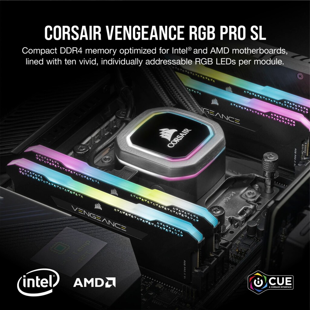 Corsair Arbeitsspeicher »CMH32GX4M2D3600C18«