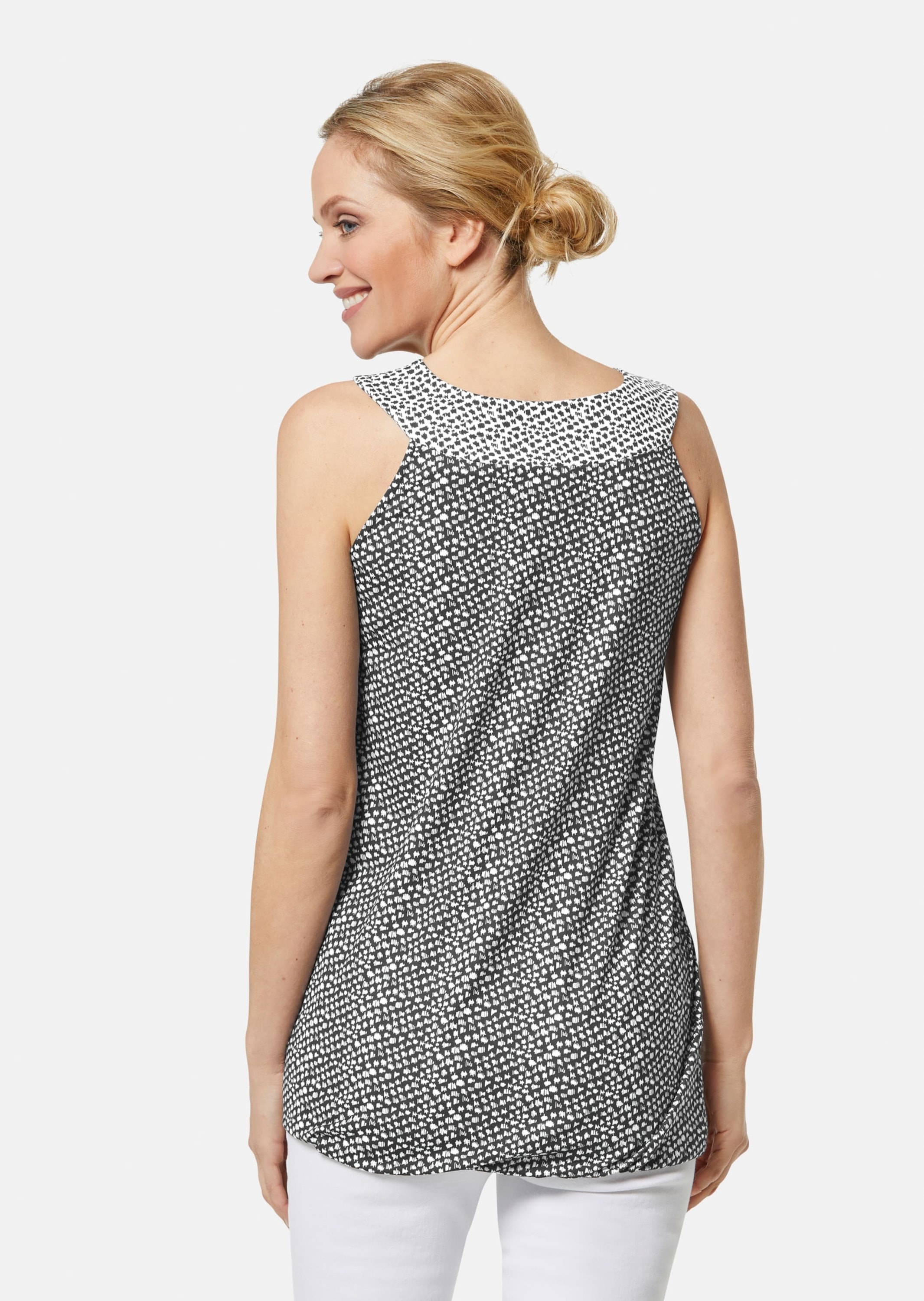 MADELEINE Trägertop »Top Ärmelloses Longtop mit Pailletten-Verzierung«