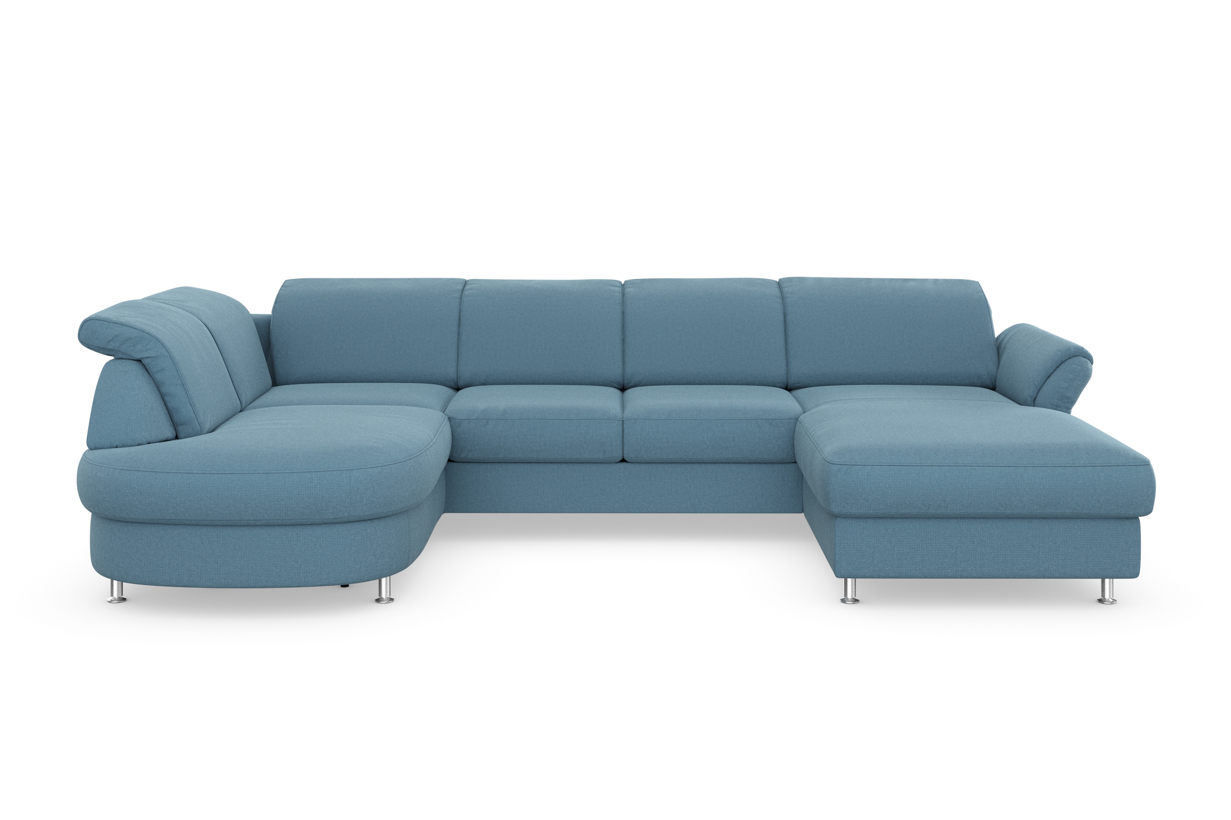 sit&more Wohnlandschaft »Apulia U-Form«, wahlweise Bettfunktion, Bettkasten und Kopf- und Armteilverstellung