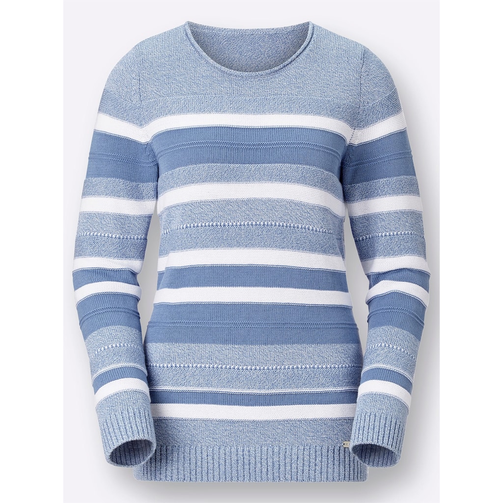 Casual Looks Rundhalspullover »Pullover«