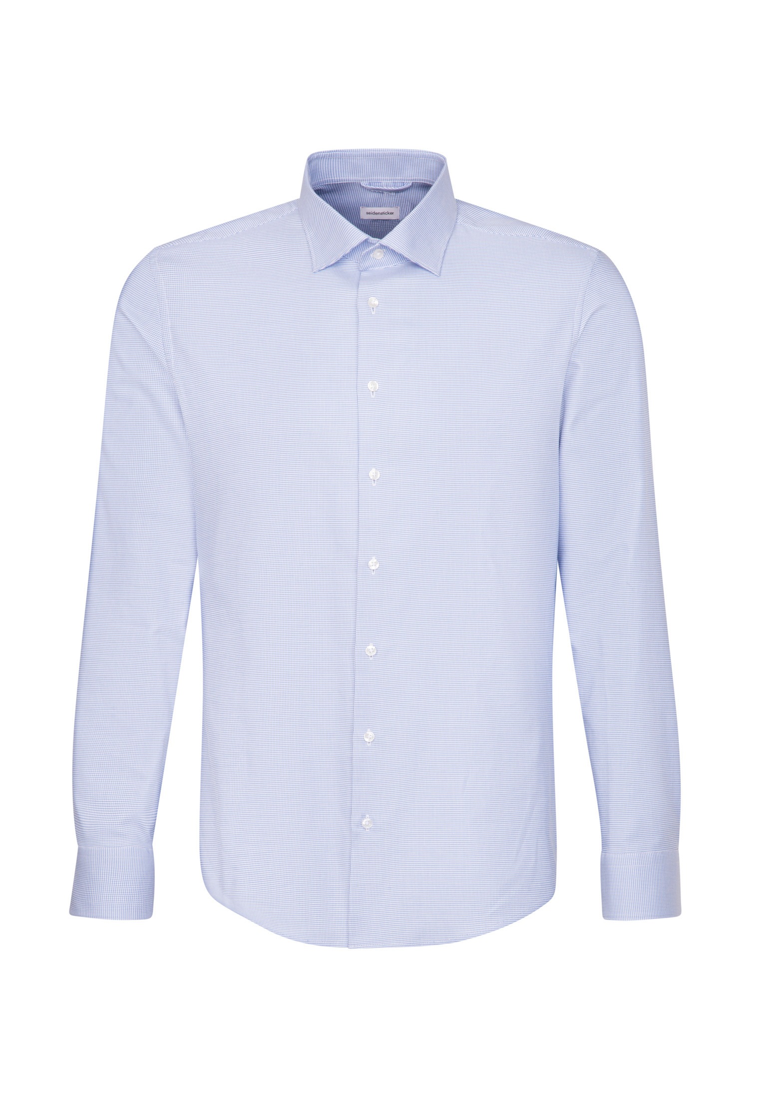 seidensticker Businesshemd »Schwarze Rose« Shaped 1/1 Kentkragen Struktur