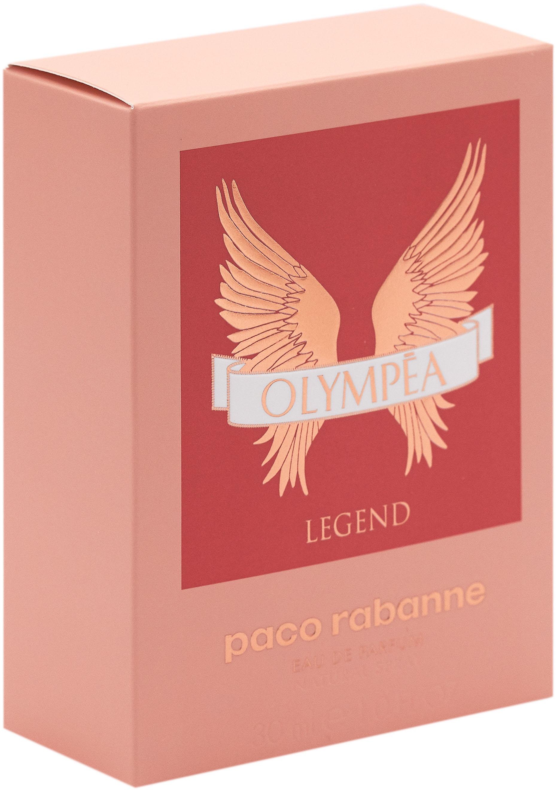 paco rabanne Eau de Parfum »Olympéa Legend«, Fruchtiger Damenduft mit salziger Pflaume, Ingwerblume und Vanille.