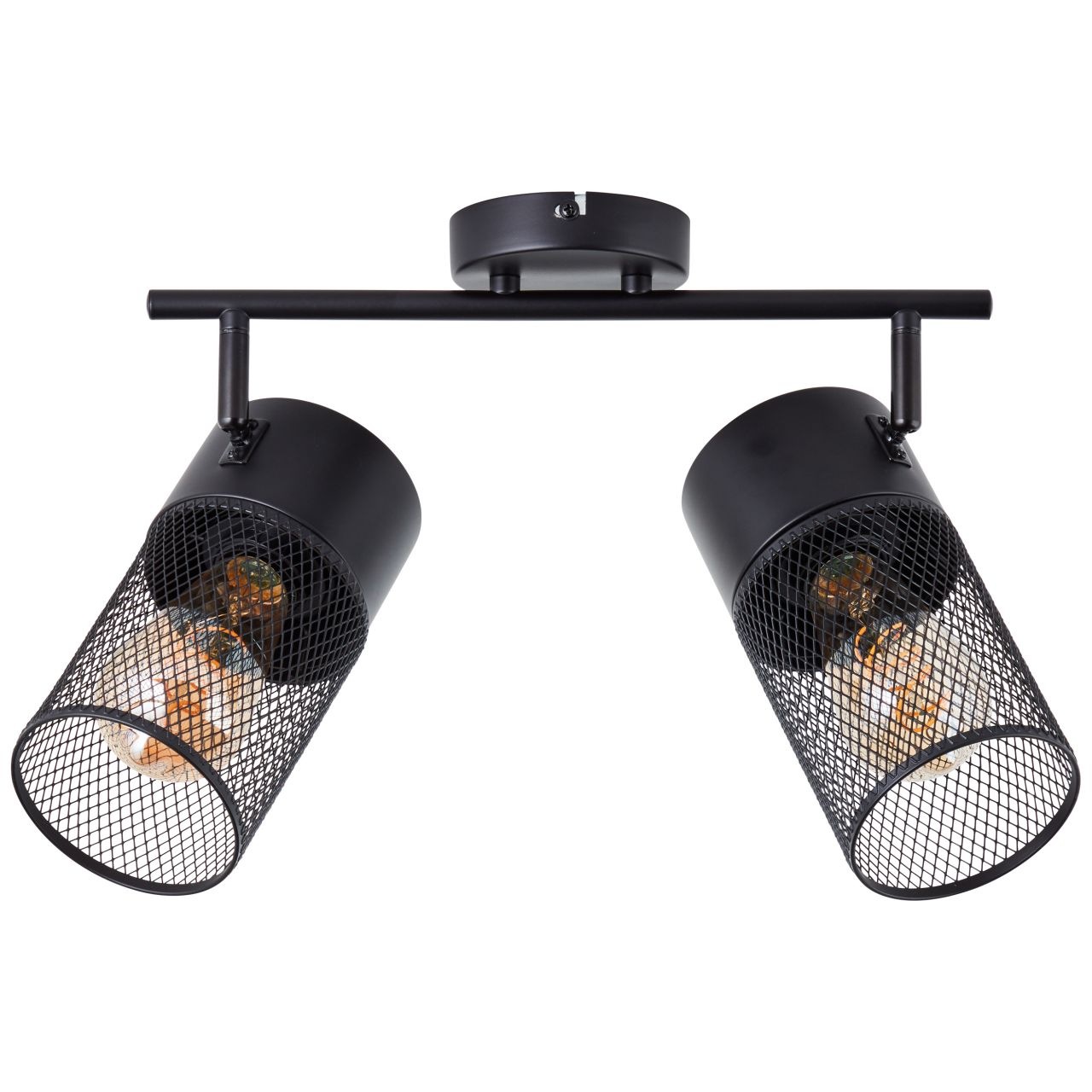 Brilliant Deckenstrahler »Kamolo«, 2 flammig, Leuchtmittel E27 | ohne Leuchtmittel, schwenkbar - 2 flammig - dimmbar - 35cm Breite - E27 Fassung
