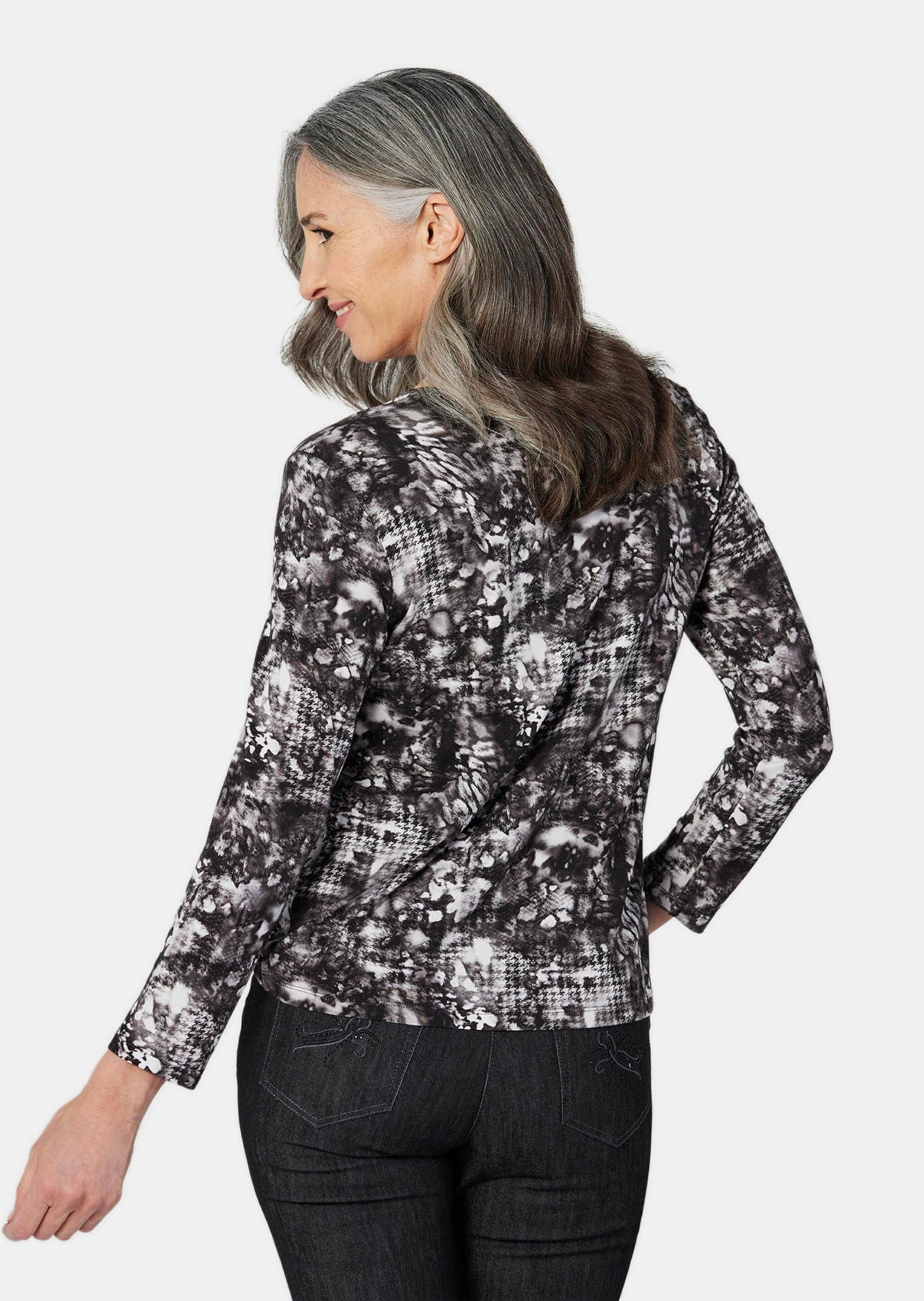 GOLDNER Print-Shirt »Langarmshirt Langarmshirt mit Druck«