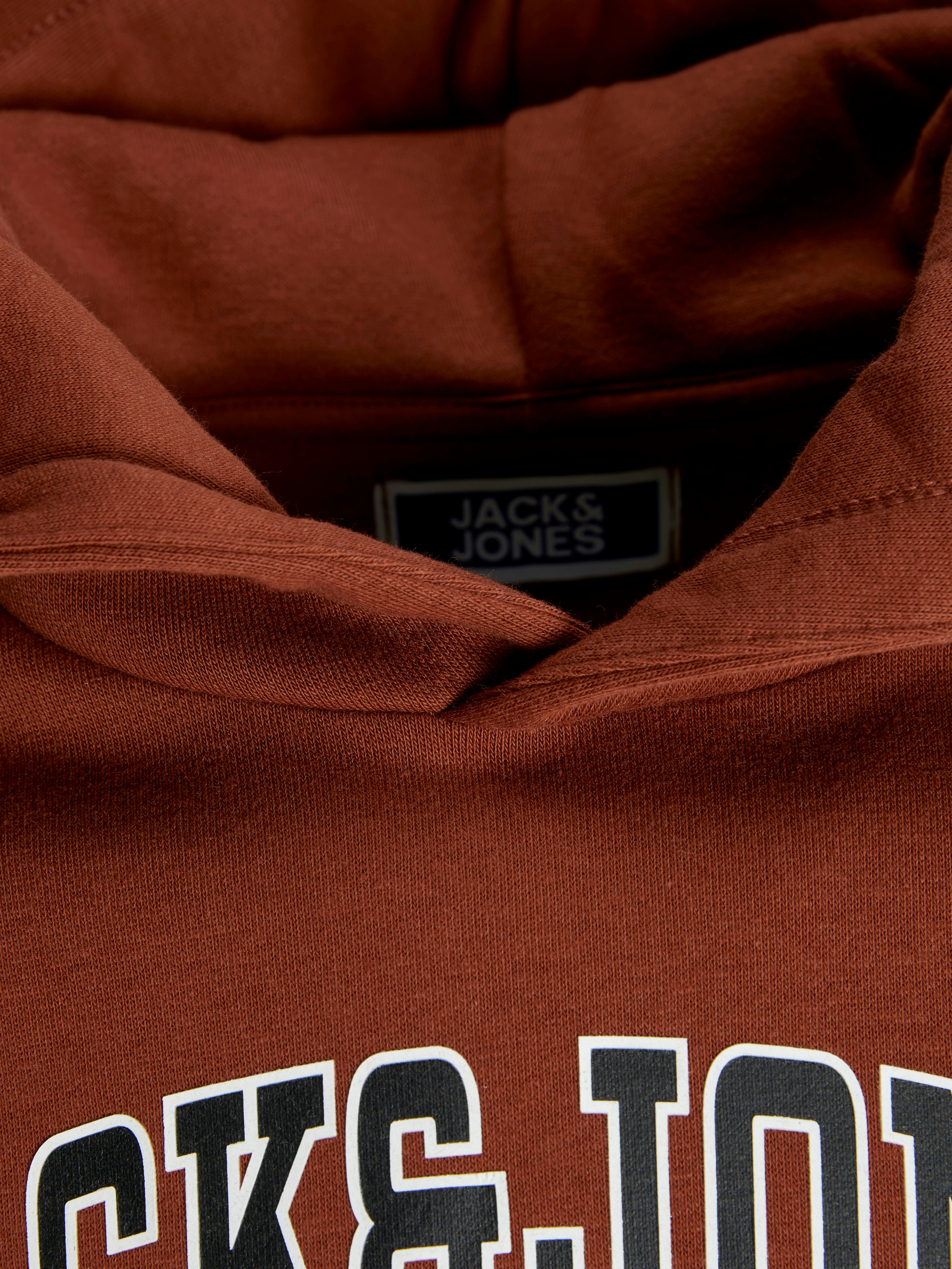 Jack & Jones Junior Kapuzensweatshirt »JJECALEB VARSITY SWEAT HOOD NOOS JNR«
