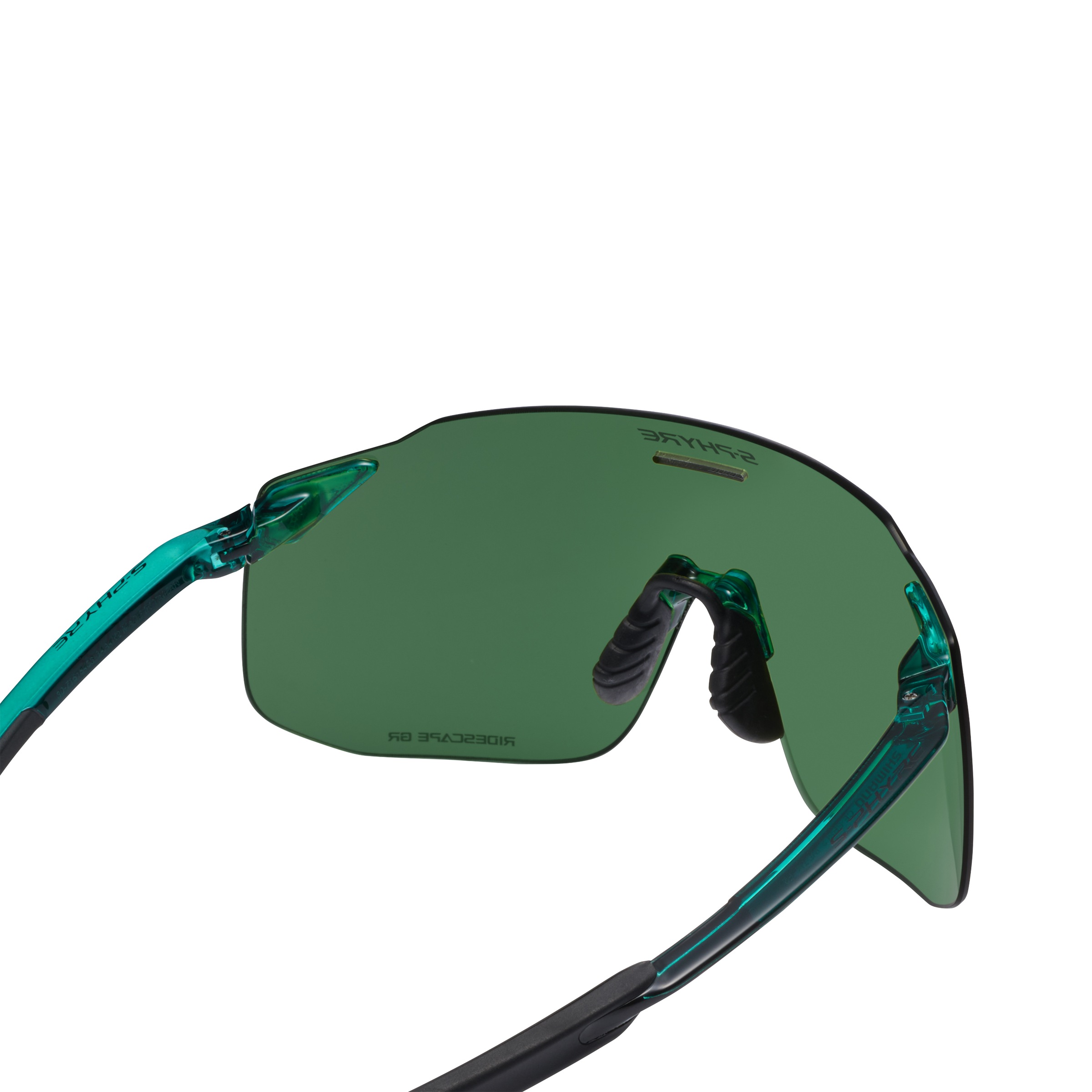 Shimano Fahrradbrille »Fahrrad- Sonnenbrille S-PHYRE SL Ridescape Gravel, Green Sapphire«