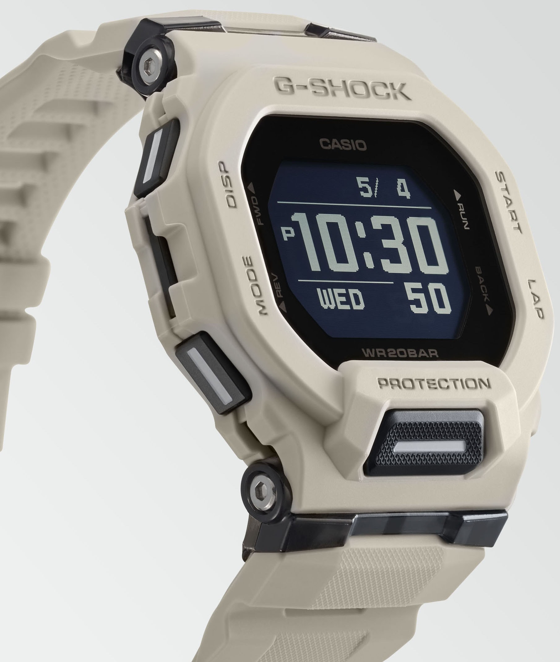 CASIO G-SHOCK Smartwatch »GBD-200-1ER«, Armbanduhr, Herren,Bluetooth,Schrittzähler,bis 20bar wasserd.,digital