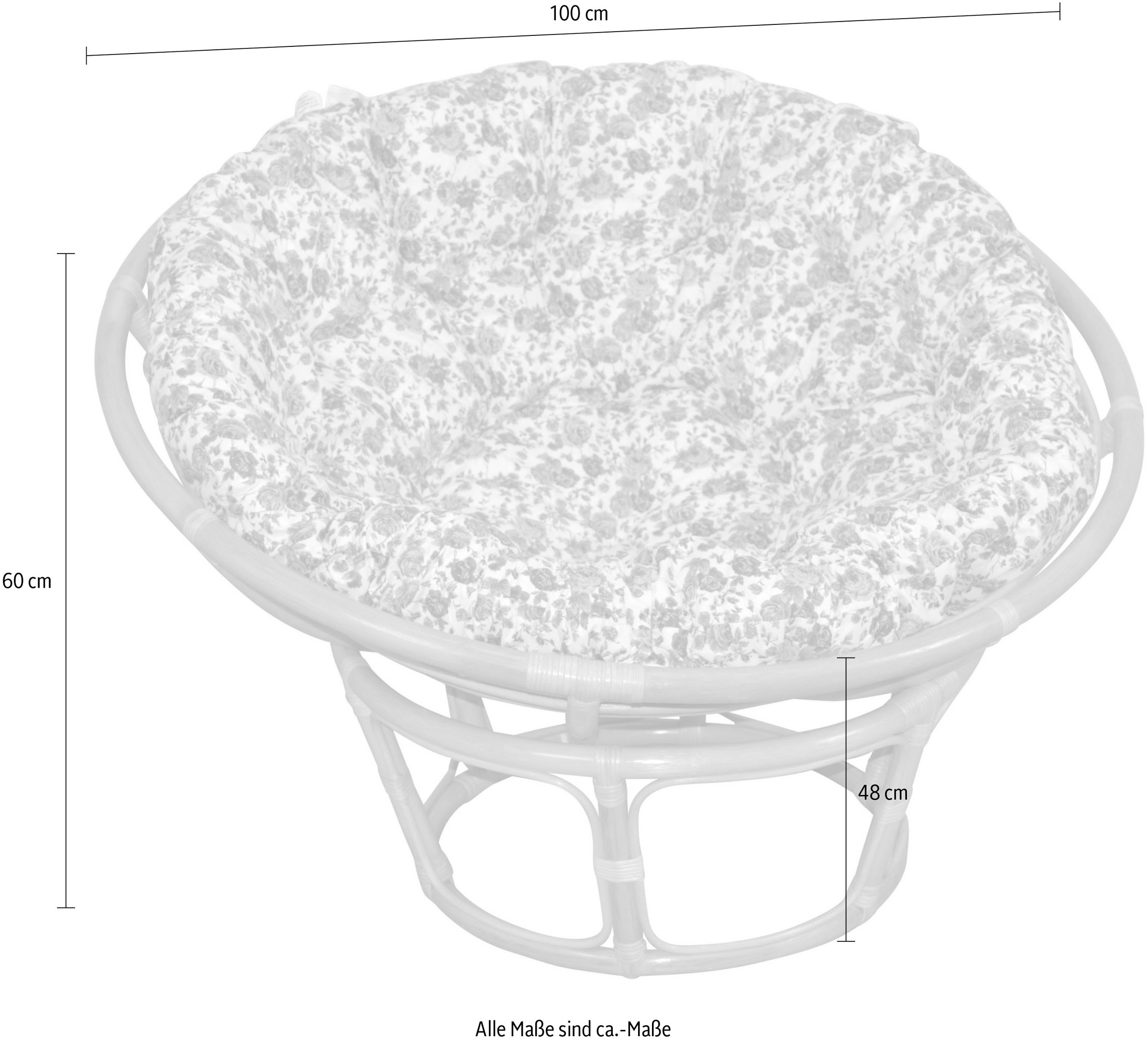 Home affaire Rattanstuhl, aus handgeflochtenem Rattan