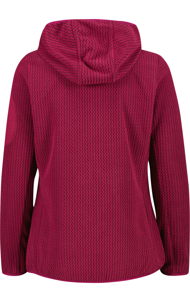 CMP Kapuzenfleecejacke »WOMAN JACKET FIX HOOD« mit Kapuze mit Kapuze, auch in großen Größen