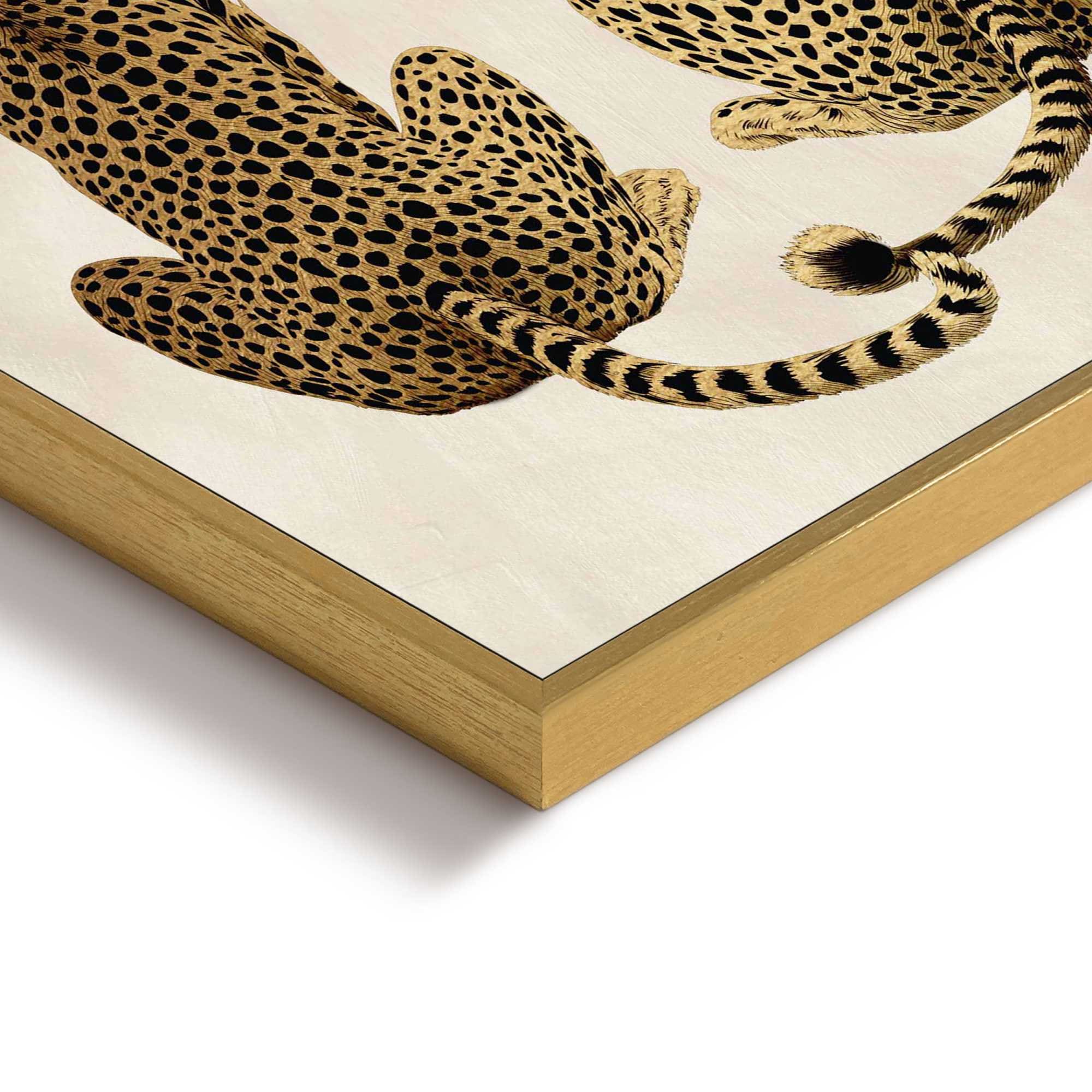Reinders! Poster »Loving Cheetas« Hobbyraum - Gelb - MDF - Tiere - 30x40 cm
