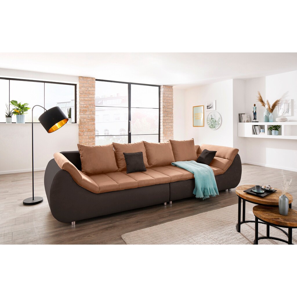 my home Big-Sofa »Milana / Liliana«, wahlweise mit Bettfunktion