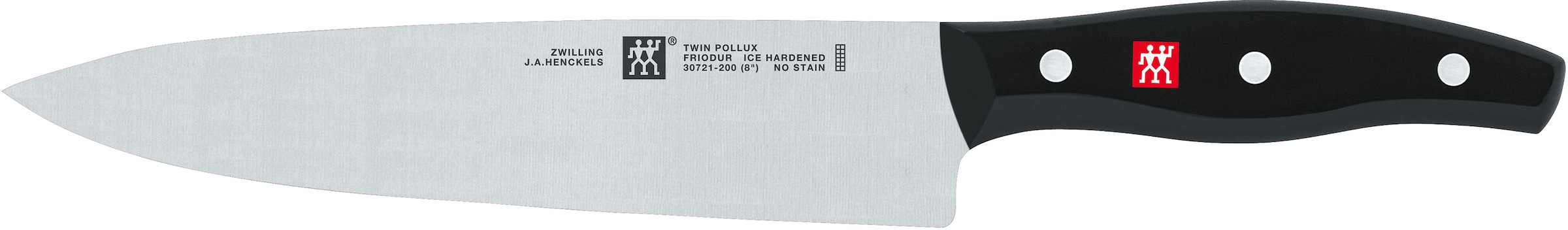 Zwilling Topf-Set »Focus/Twin Pollux«, 3-teiligem Edelstahl, inkl. Jahren 6 Induktion, mit 3 Edelstahl, beschichtet, (Set, tlg.), Garantie Kochmesser-Set XXL