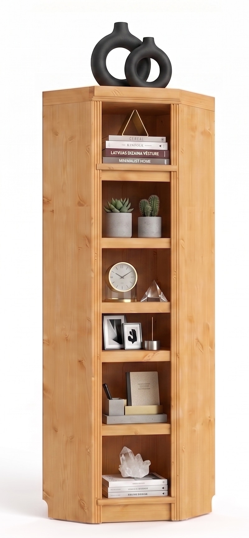 OTTO home Eckregal »Soeren Regal Höhe 220 cm, massive Kiefer, FSC®-zertifiziert« passend für Regale Soeren mit einer Tiefe von 29 cm