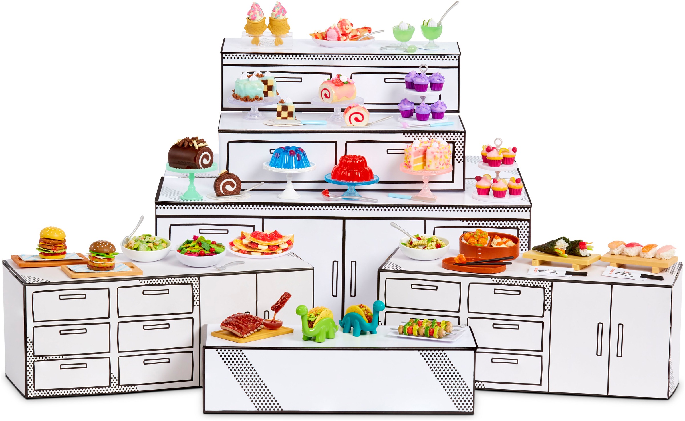 MGA ENTERTAINMENT Kreativset »MGA's Miniverse - Make It Mini Foods: Diner Series 3A«