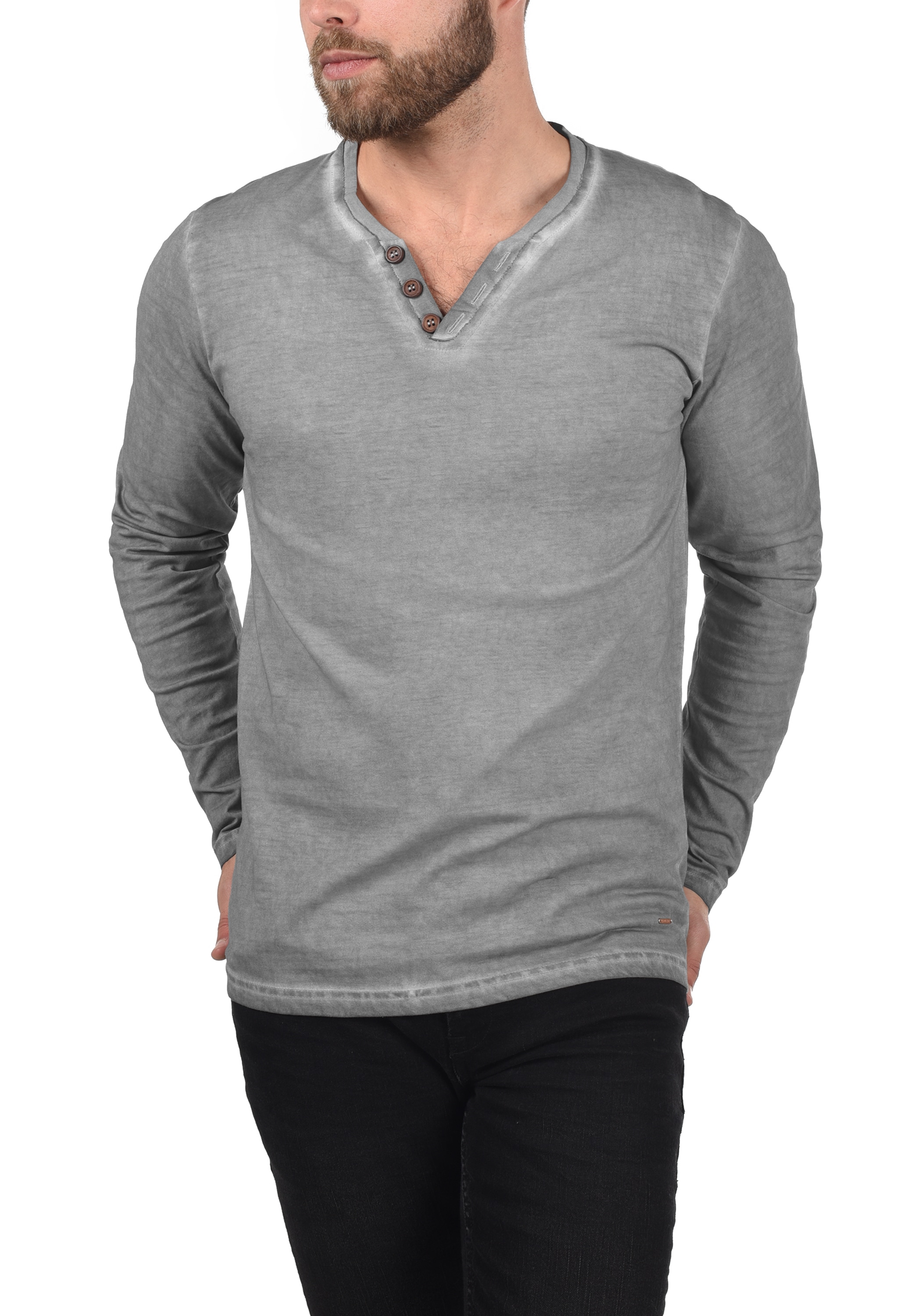 !Solid V-Shirt »V-Shirt SDTinox«