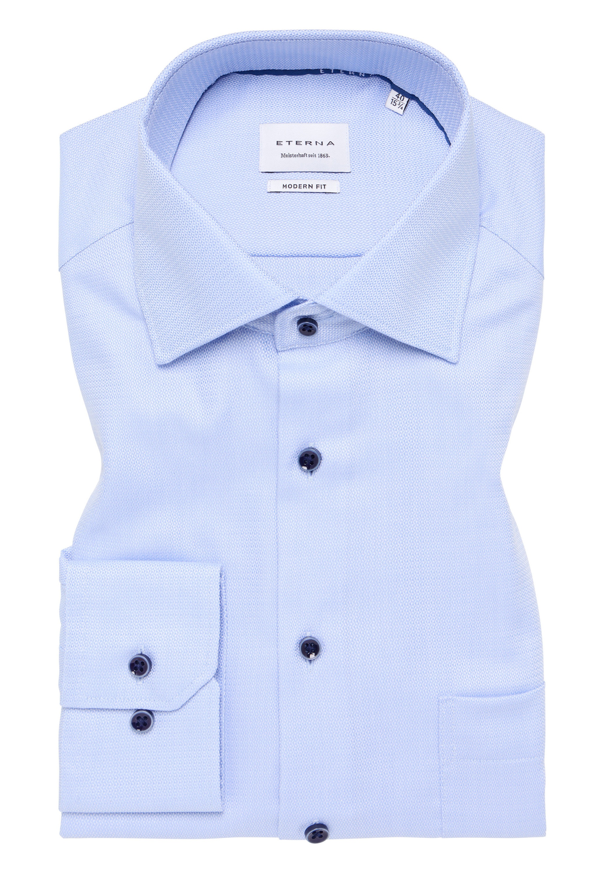 Eterna Langarmhemd »MODERN FIT«, NON IRON (bügelfrei)