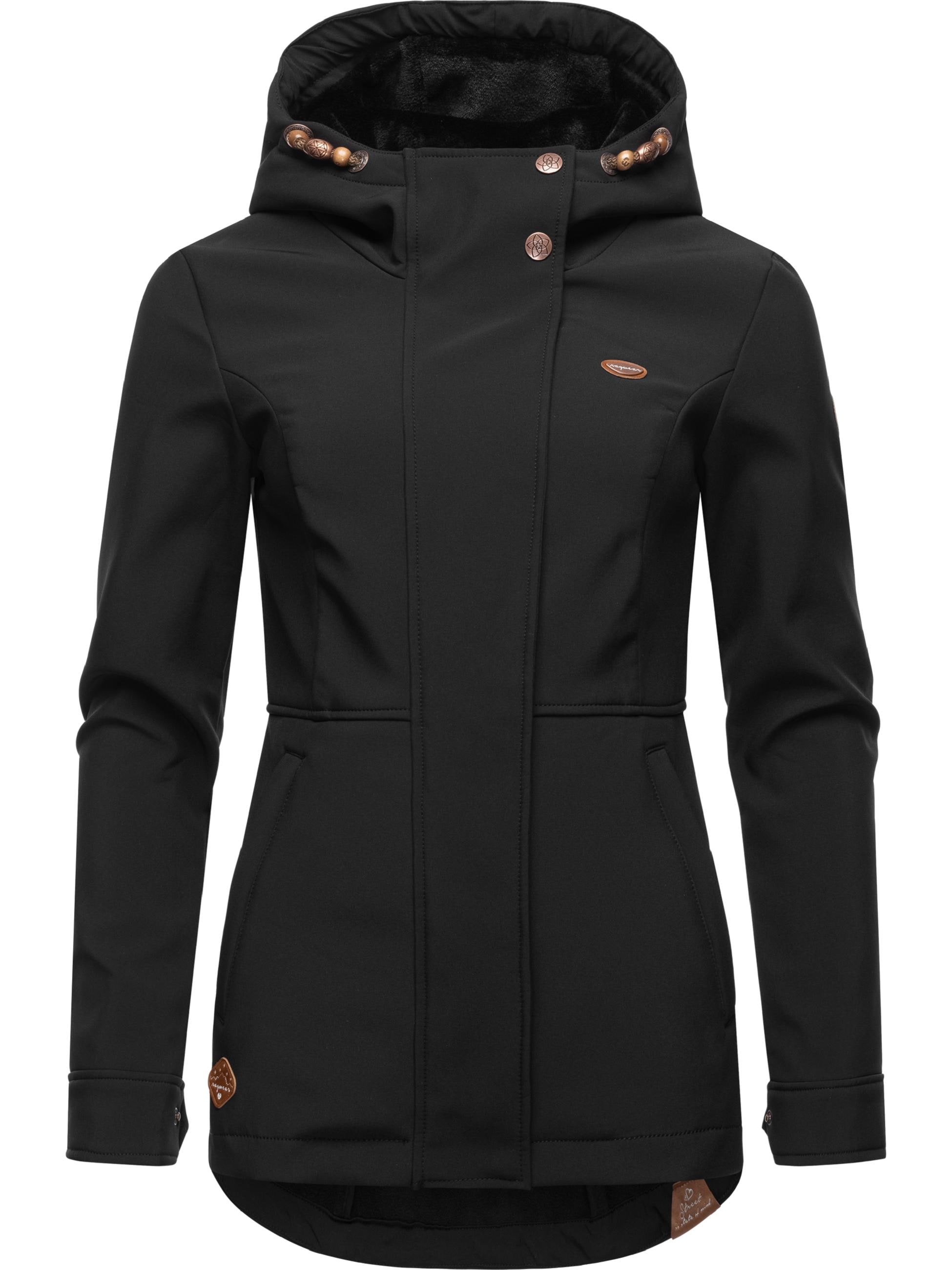 Ragwear Softshelljacke »Softshelljacke Yba«, mit Kapuze, sportliche Damen Outdoorjacke mit Kapuze