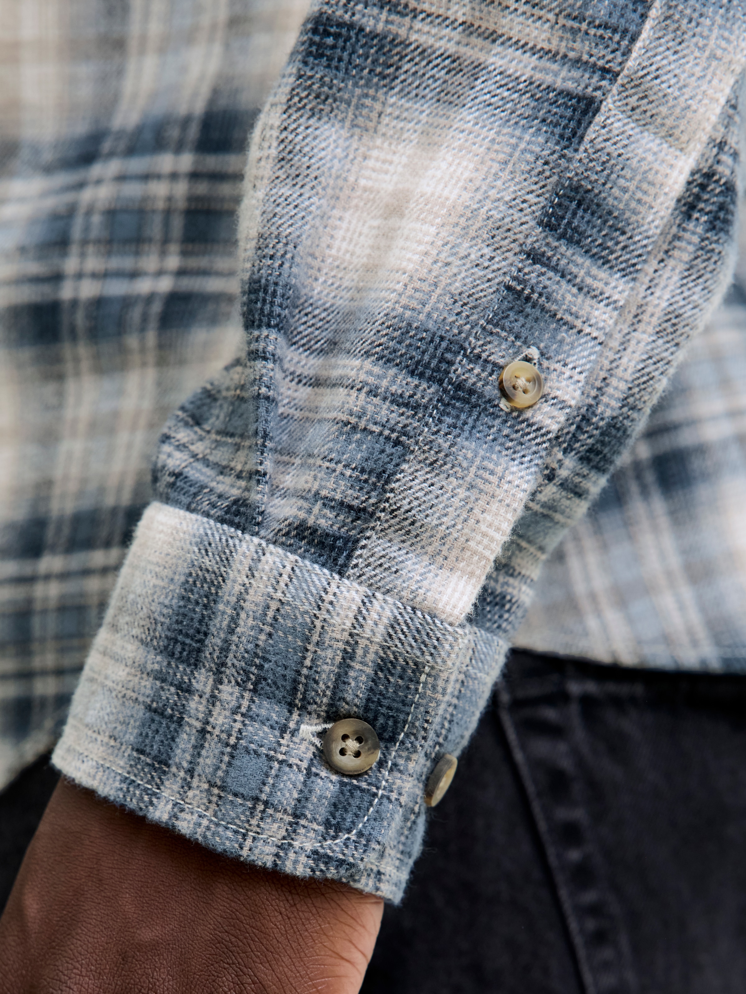 Jack & Jones Langarmhemd »JJJOSHUA CHECK SHIRT LS«