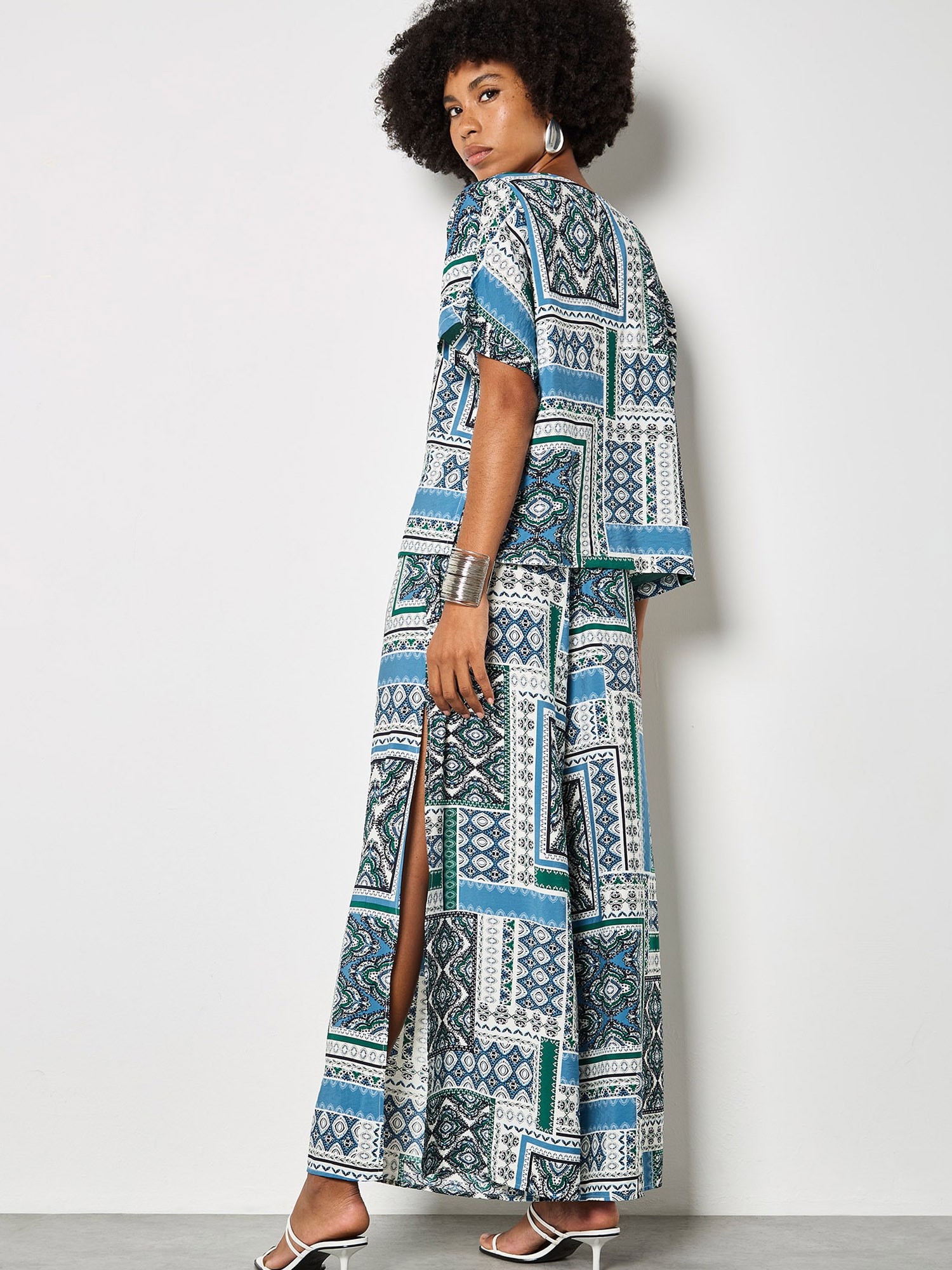 Apricot Palazzohose »Folk-Patchwork-Hose«  mit weitem Bein