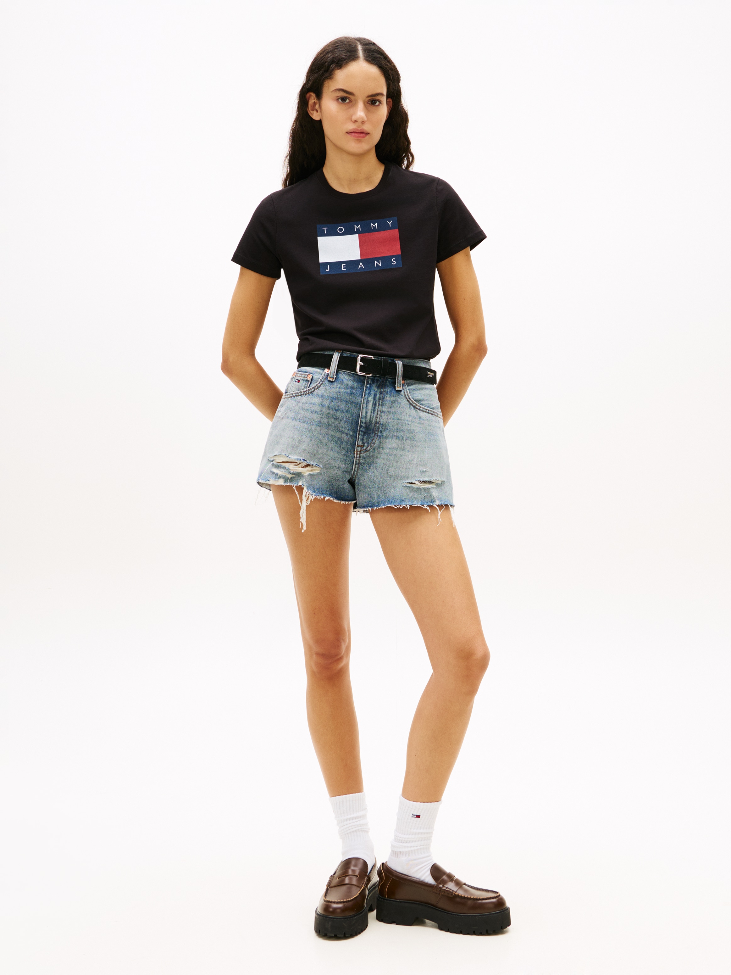 Tommy Jeans Kurzarmshirt »TJW REG TJ FLAG SS TEE«