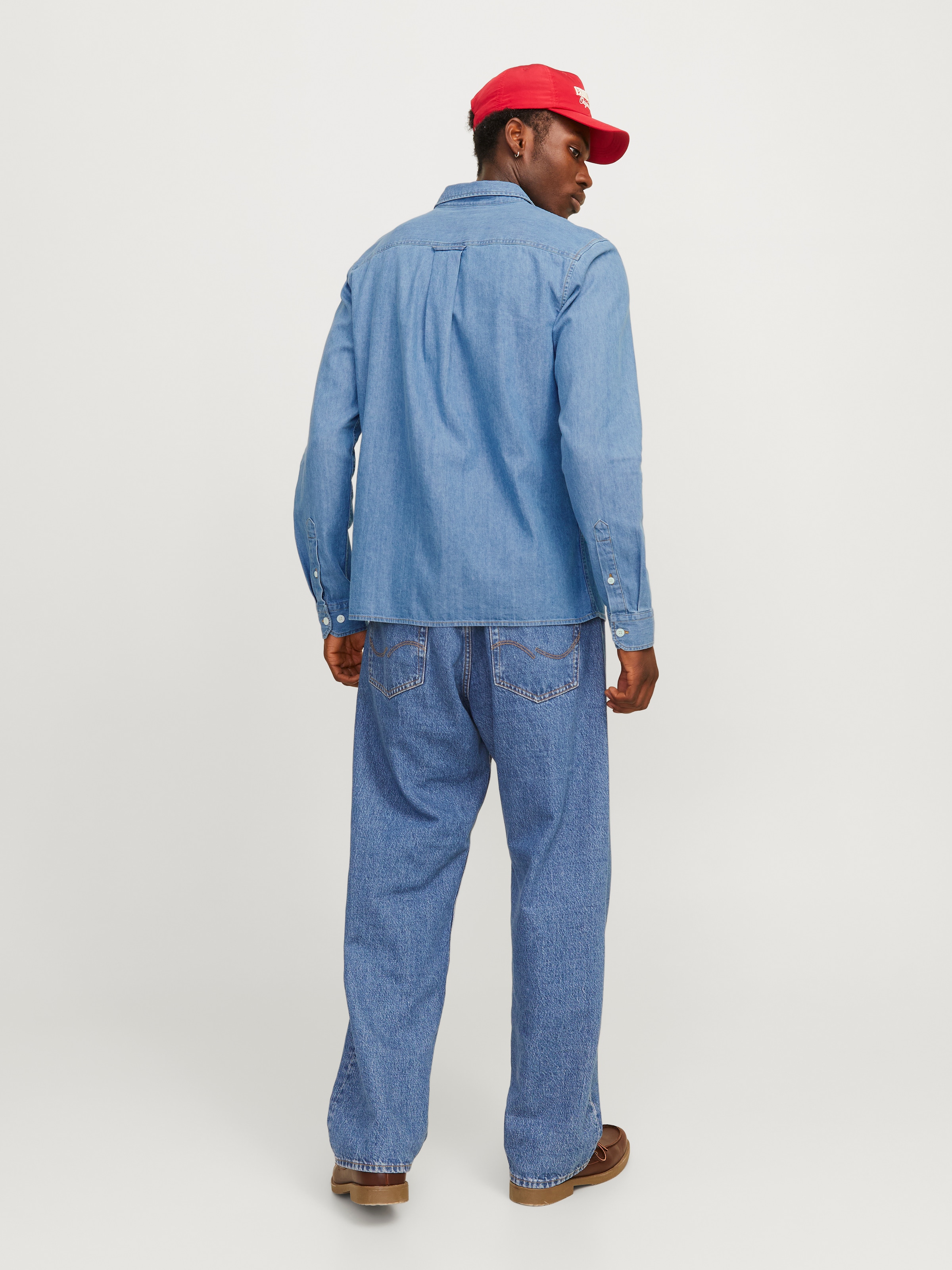 Jack & Jones Langarmhemd »JJETRAVIS SHIRT LS NOOS«, mit Brusttaschen