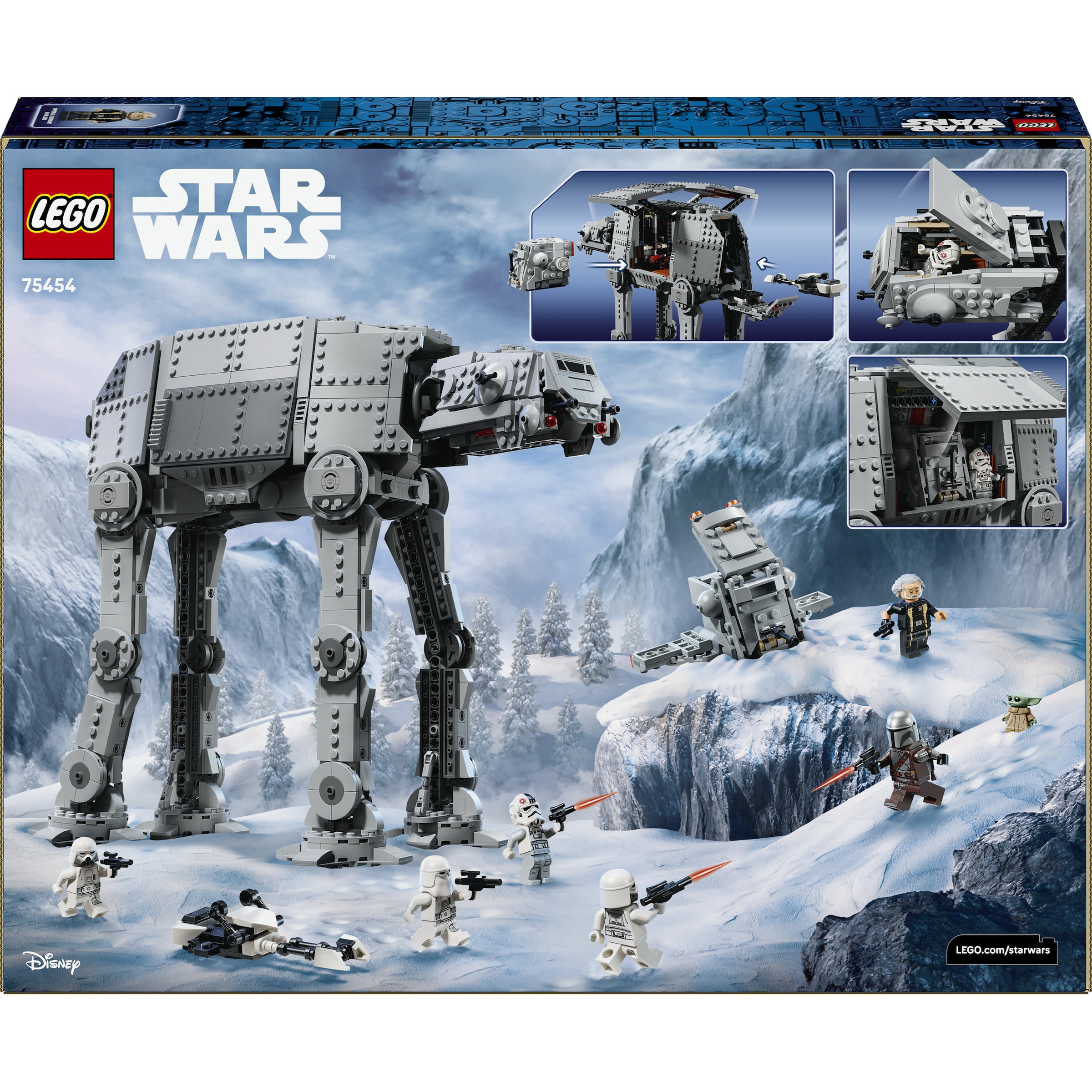 LEGO® Konstruktionsspielsteine »AT-AT des Restimperiums mit INT-4 (75454), LEGO Star Wars™« Made in Europe