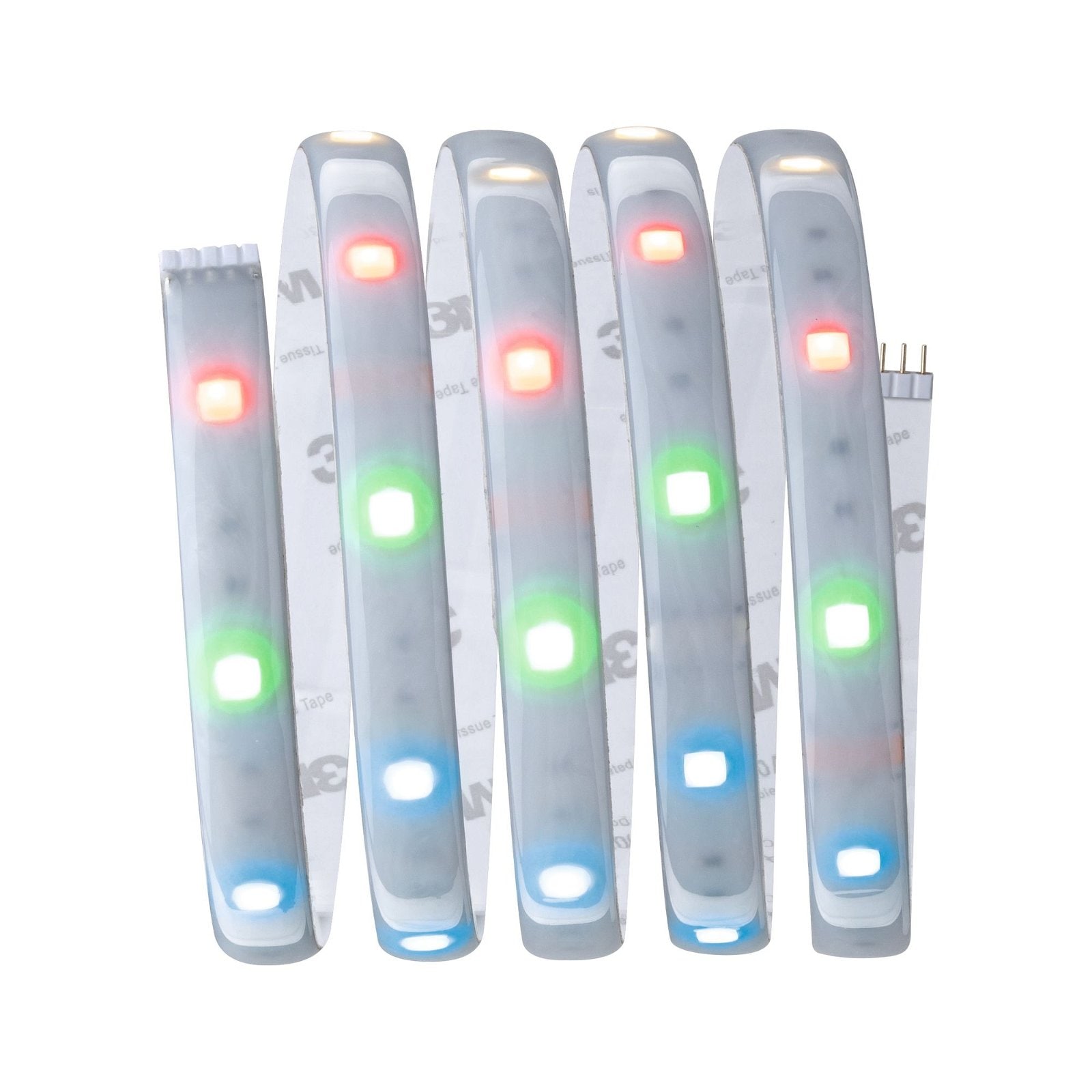 Paulmann LED-Streifen »MaxLED 250 Basisset 1,5m 10W 230/24V 24VA Silber Kunststoff«, 1 St.-flammig, RGBW IP44 Cover 3000K