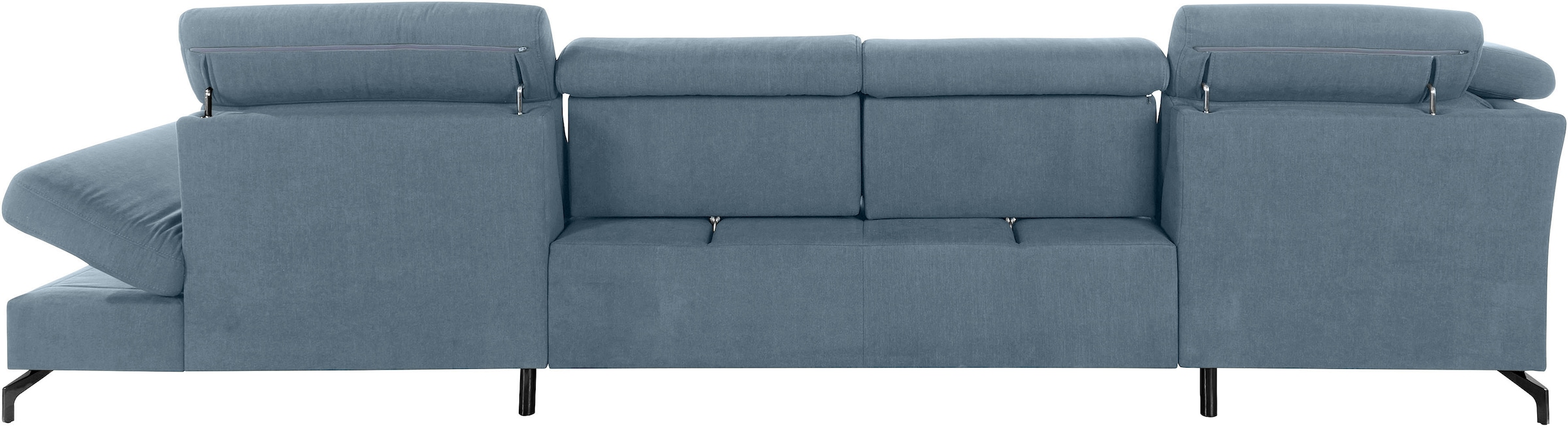 sit&more Wohnlandschaft »Brisbane U-Form«, Fußhöhe 12 cm, inklusive Sitztiefen-, Armteil- und Kopfteilverstellung
