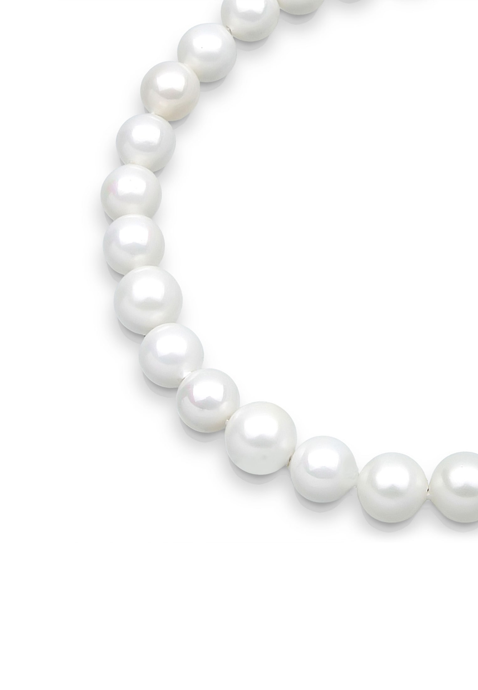 Elli Armkette »Armband Muschelkernperlen Schimmernd 925 Sterling Silber«