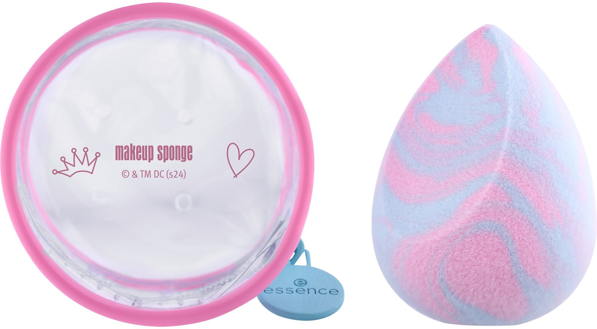 Essence Make-up Schwamm »Harley Quinn makeup sponge«, (Set, 3 tlg.), mit Aufbewahrungstasche
