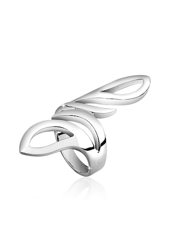 Nenalina Fingerring »Wickelring Statement Geschwungen Trend 925 Silber« kaufen