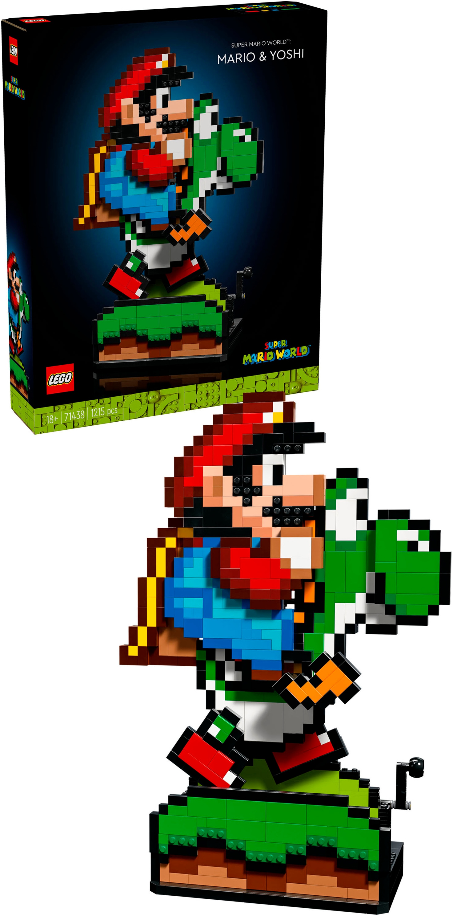 Konstruktionsspielsteine »Super Mario World™: Mario & Yoshi (71438), LEGO Super...