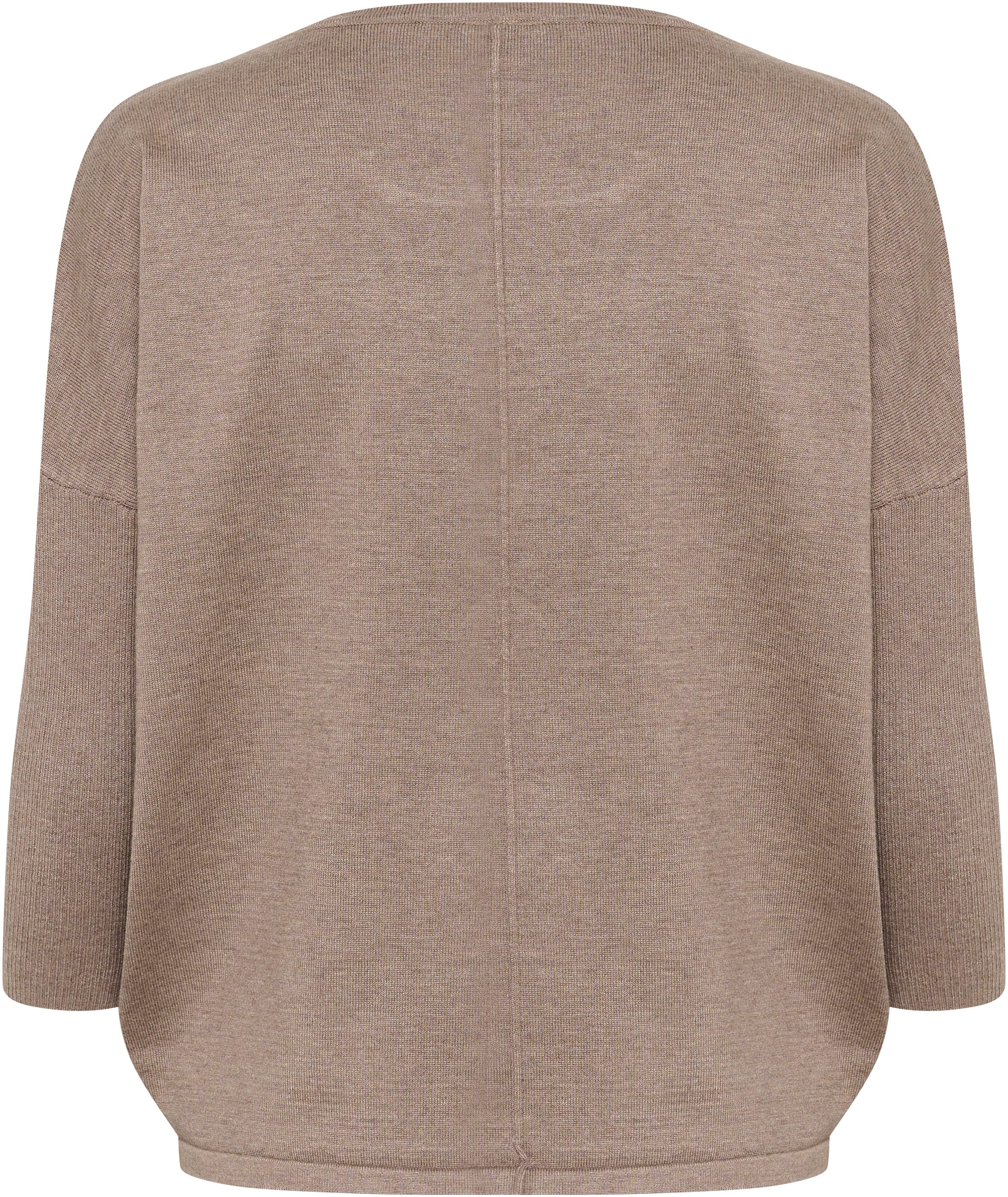 Saint Tropez Rundhalspullover »A2561, MilaSZ R-Neck« Feinstrick mit Viskose, Casual Fit