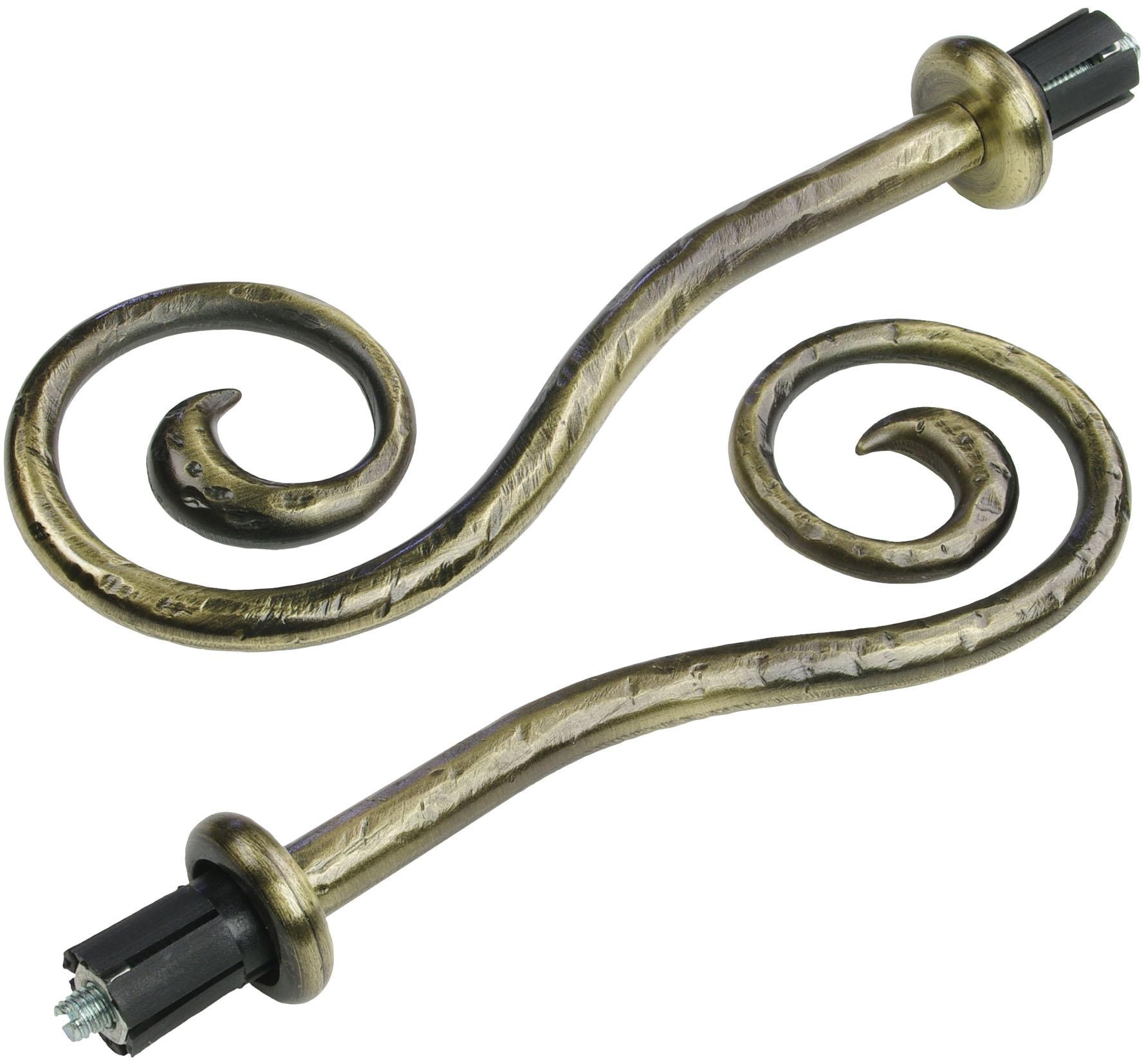 Liedeco Gardinenstange »Esp Spirale«, 2 läufig-läufig, Fixmaß, 2-läufig im Fixmaß Ø 16 mm