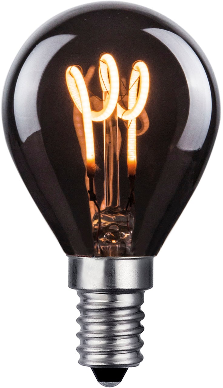 easy! BY FHL LED-Leuchtmittel, E14, 1 St., Lampe, Leuchtmittel, rauchfarbenes Design, E14-Fassung, warmes Licht