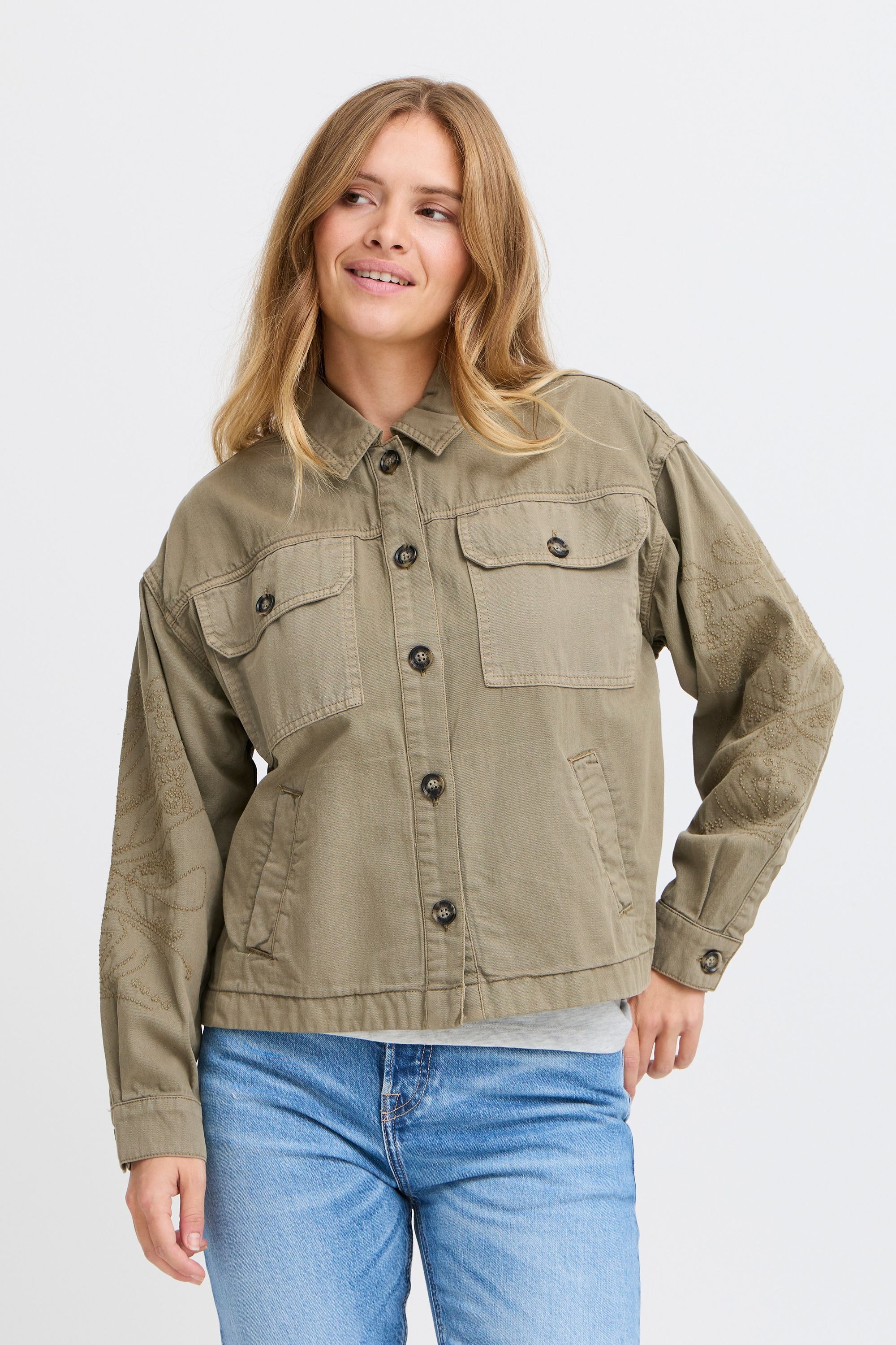 Pulz Jeans Jeansjacke »Jeansjacke PZLAINA Jacket«, ohne Kapuze