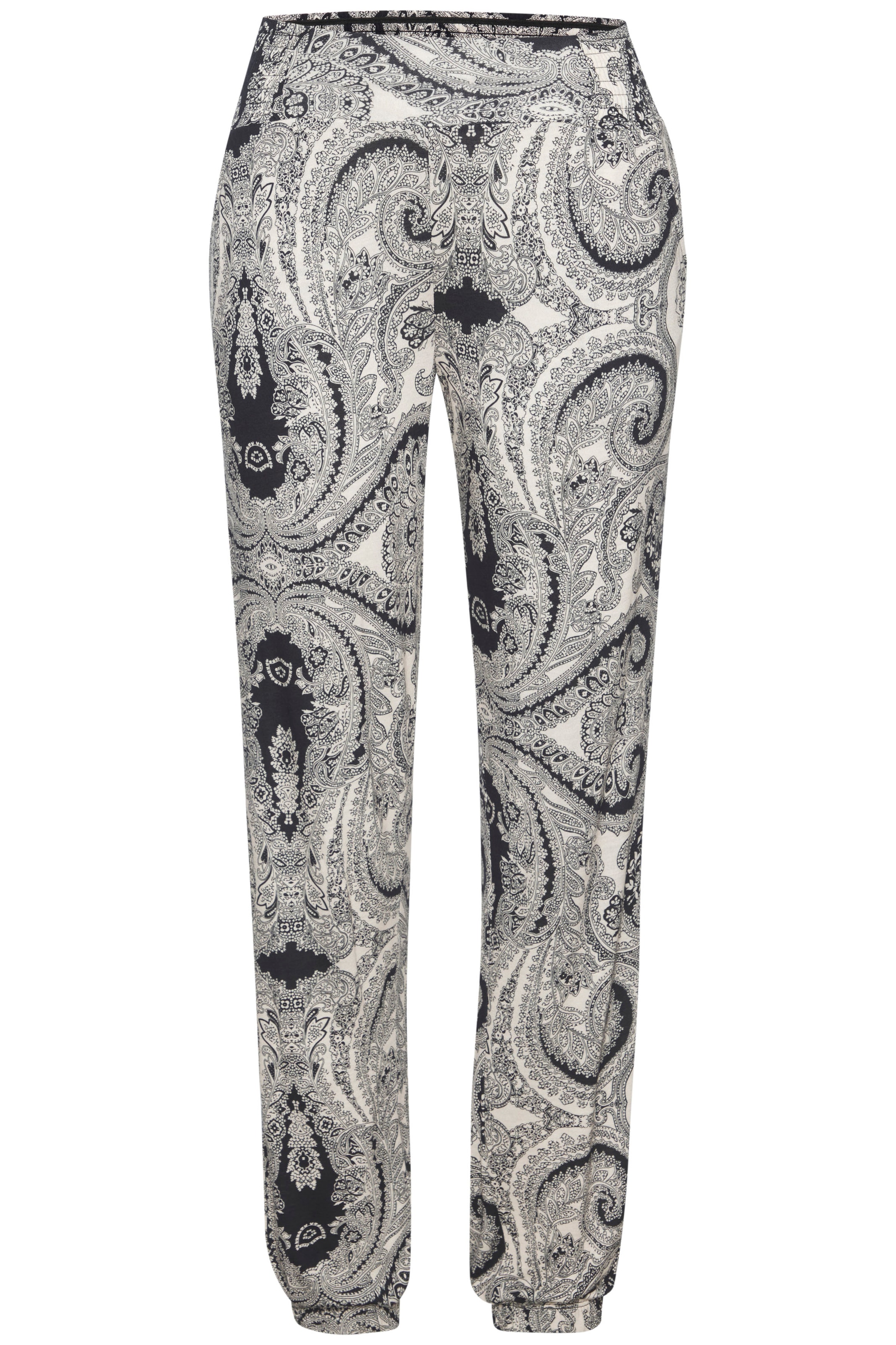 LASCANA Jerseyhose, mit Paisleydruck und Taschen, elastischer Bund, Sommerhose