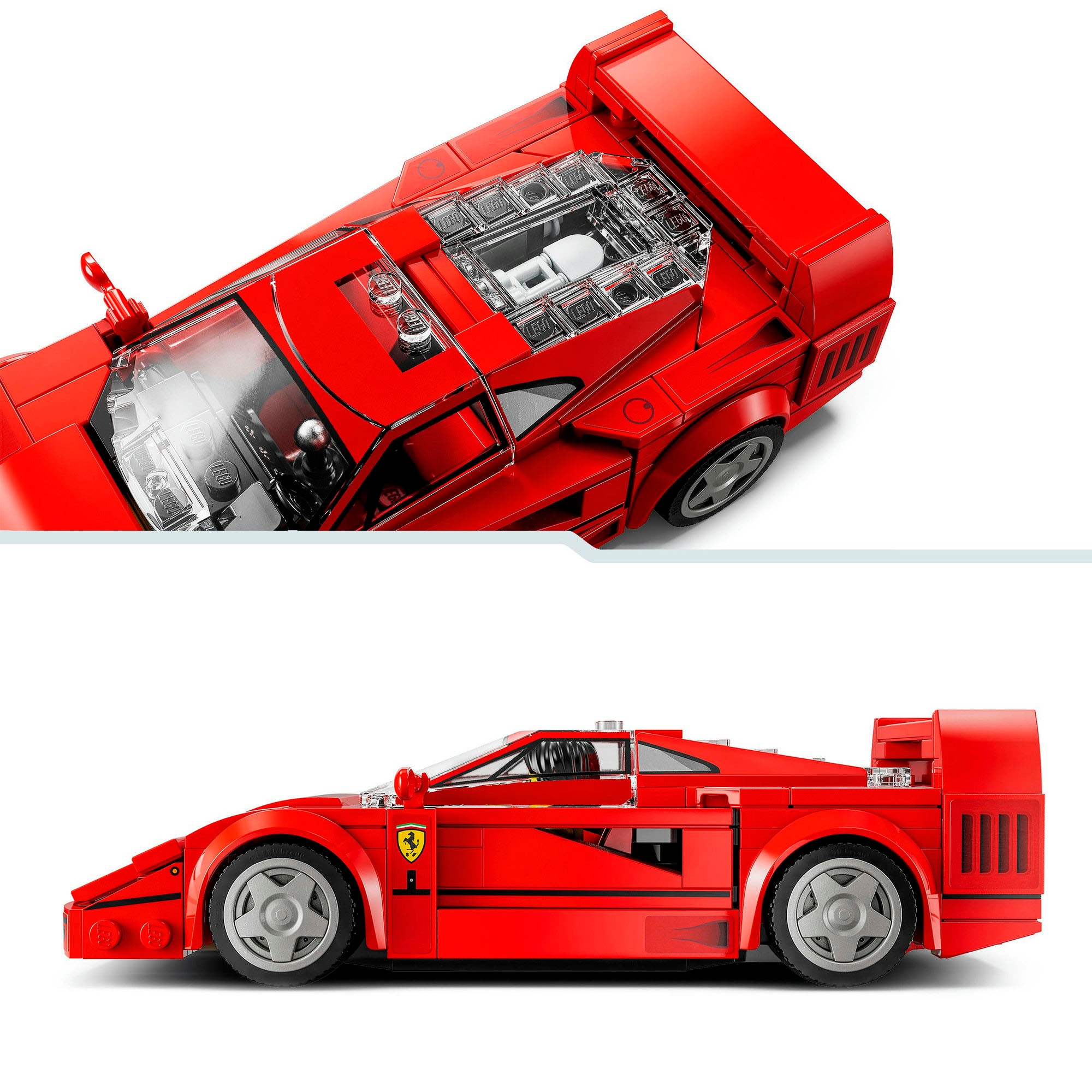 LEGO® Konstruktionsspielsteine »Ferrari F40 Supersportwagen (76934), LEGO Speed Champions«, (318 St.), Made in Europe