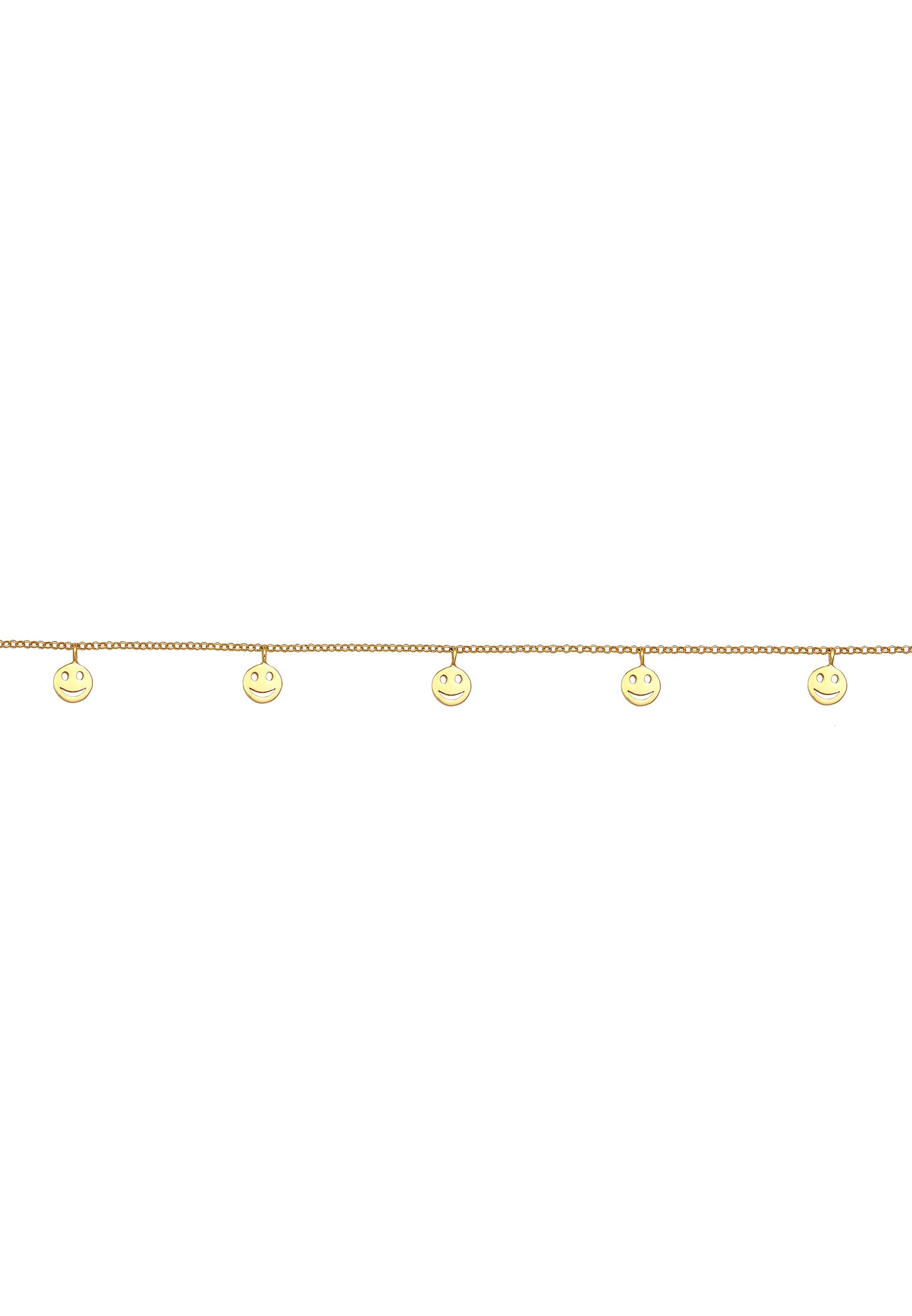 Elli Choker »Halskette Choker Kette Basic Smiling 925 Silber«