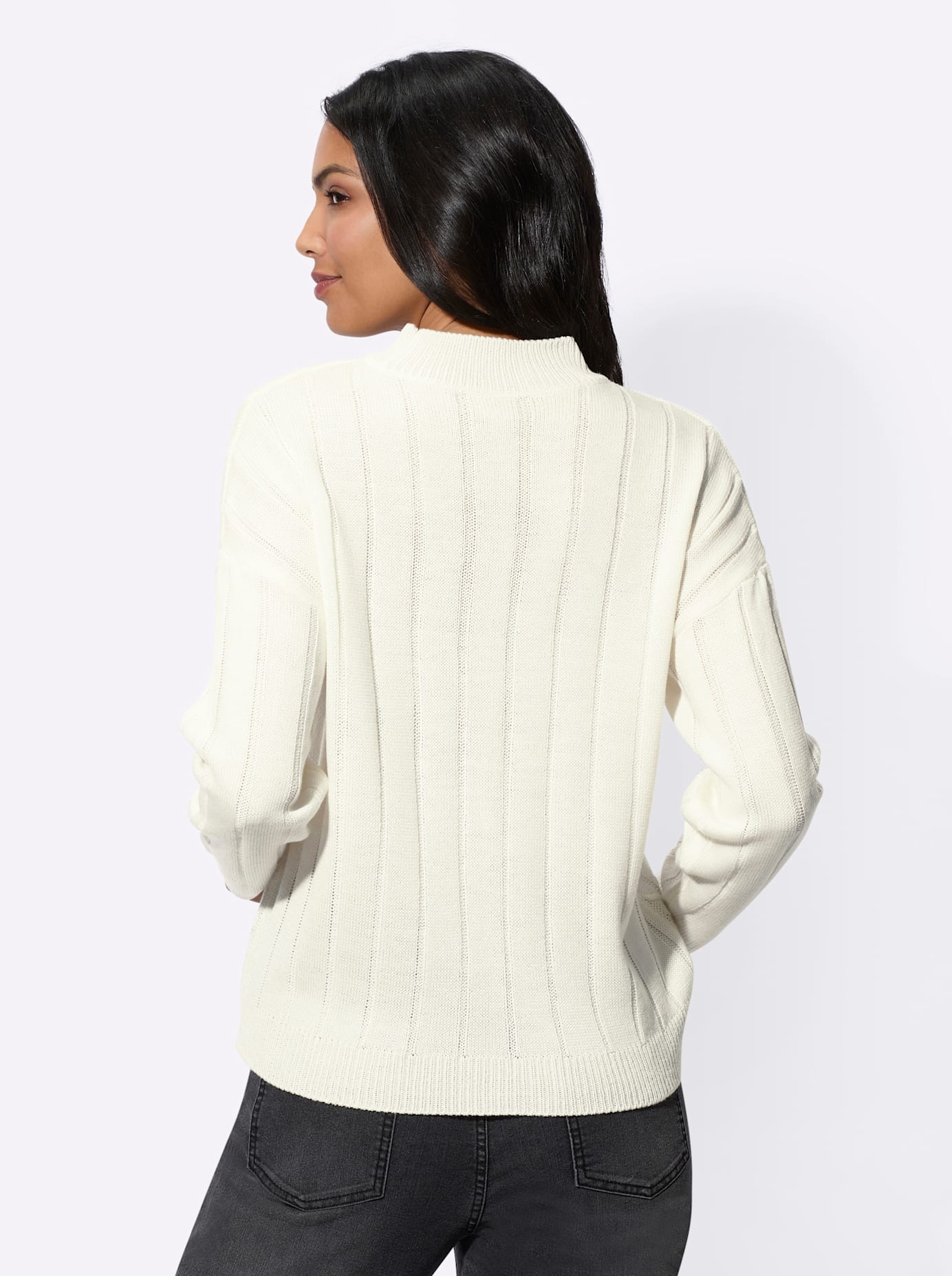 Classic Basics Stehkragenpullover »Langarm-Pullover«