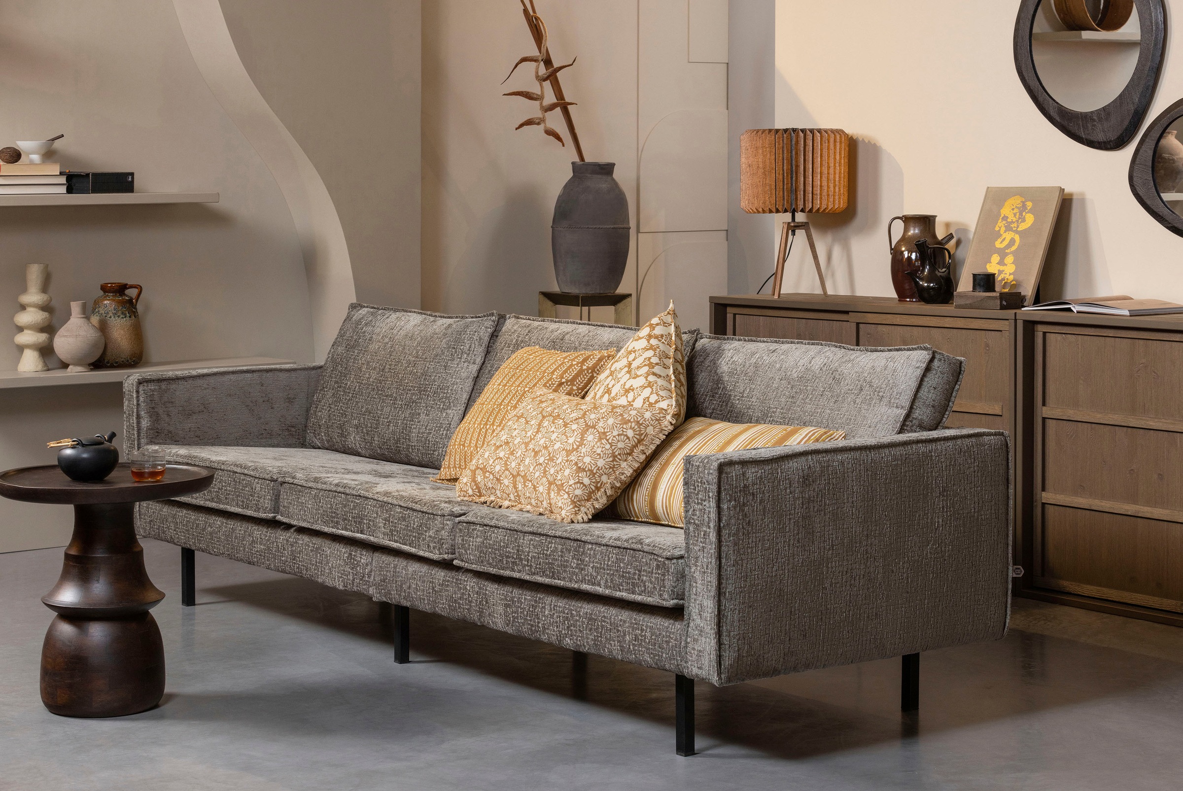 WOOOD Beistelltisch »Broad« H 55 cm x Ø 50 cm