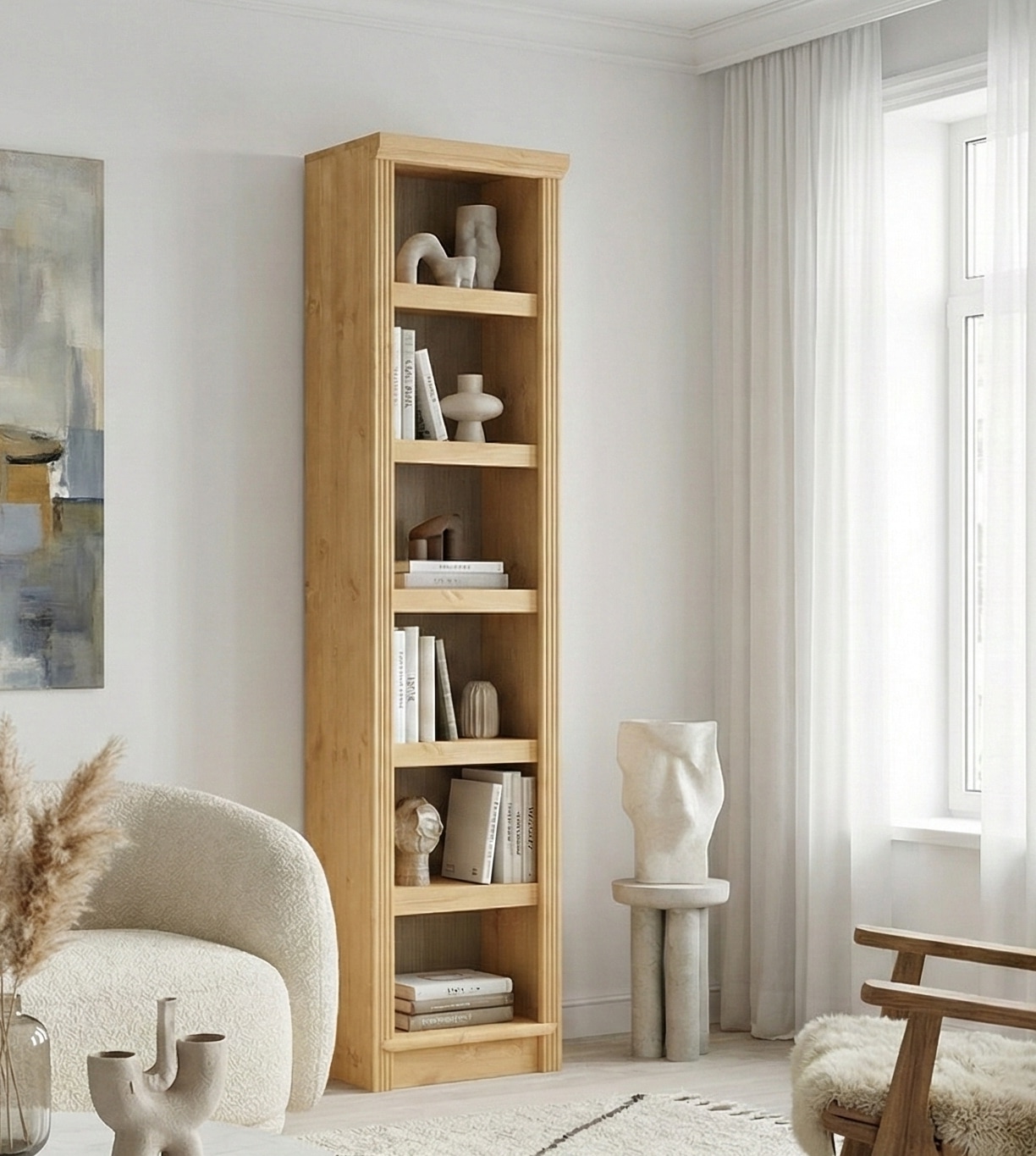 OTTO home Standregal »Riga« aus massiver Kiefer, FSC®-zertifiziert, made in Europe