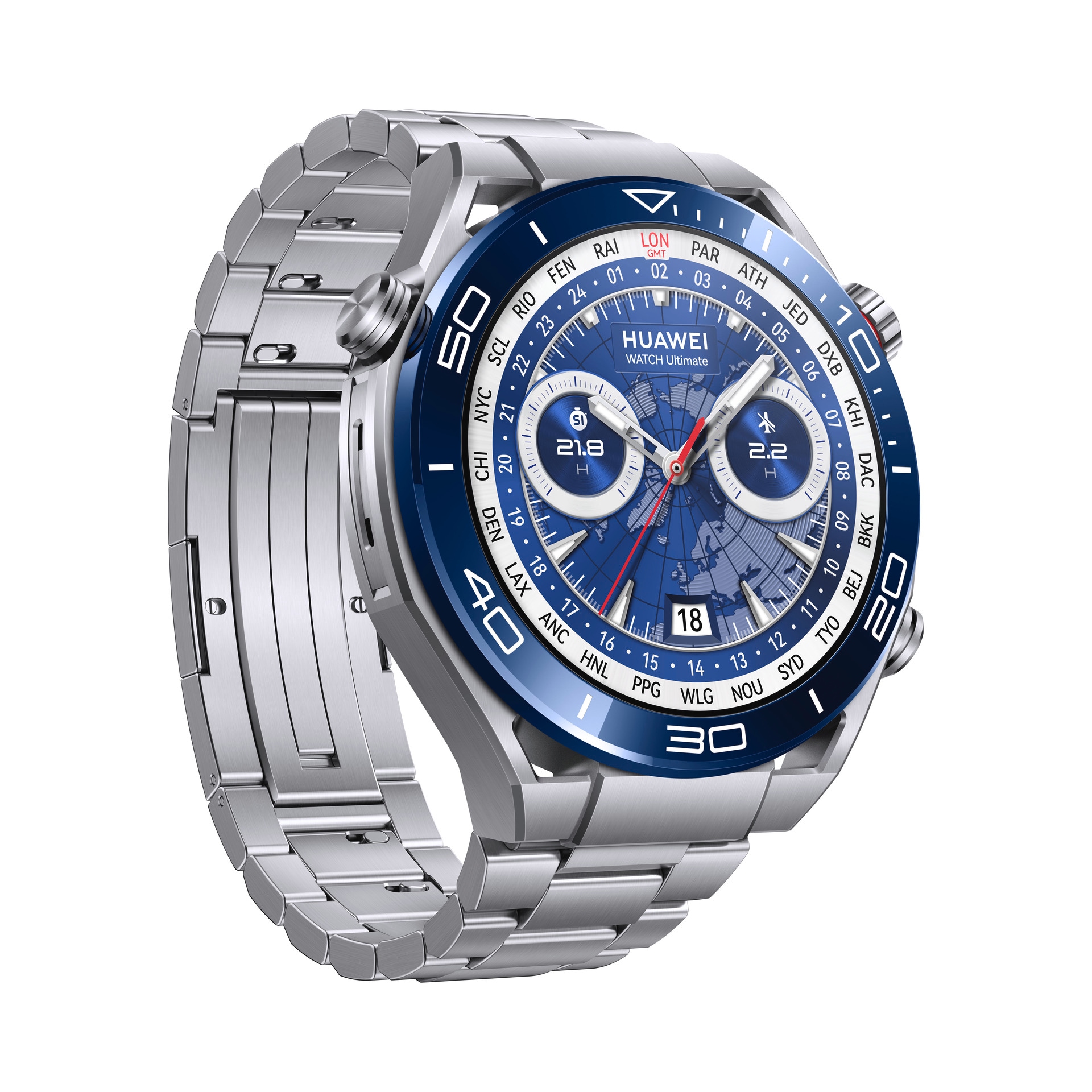 Huawei Smartwatch »Watch Ultimate«, (3,81 cm / 1,5 Zoll), Proprietär,)