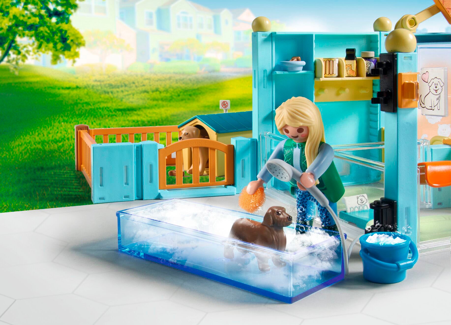 Playmobil® Konstruktions-Spielset »Tierhotel (71742), Playmobil My Life«, (191 St.), Made in Europe