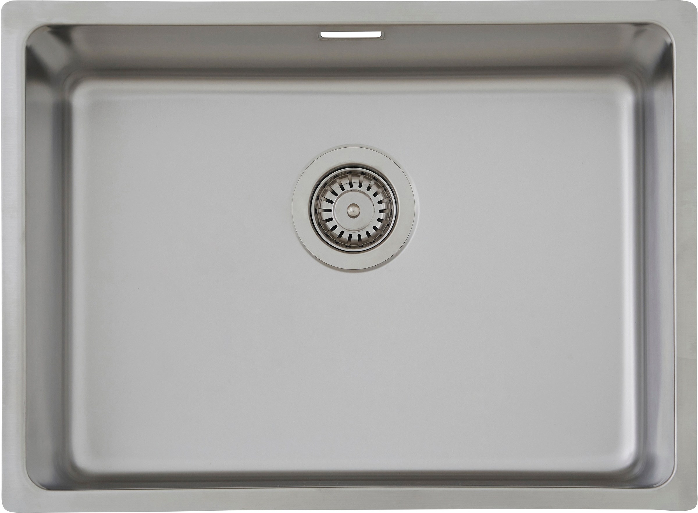 Respekta - Lavello Da Incasso In Acciaio Inox, Lavello Da Cucina, Lavello 59 X 43,5 Cm Detroit
