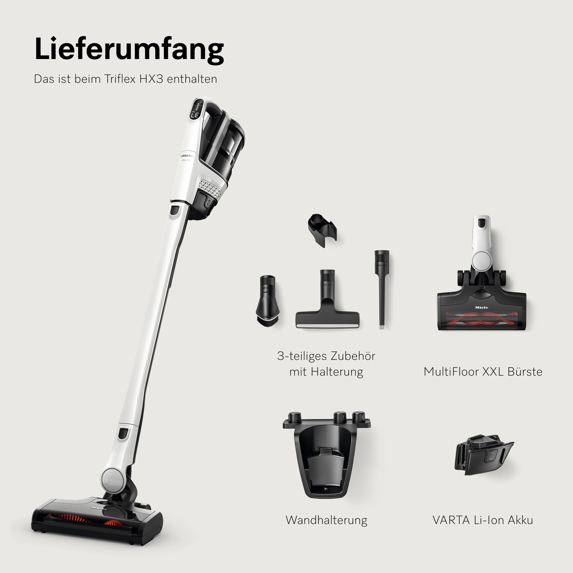 Miele Akku-Stielstaubsauger »Triflex HX3«